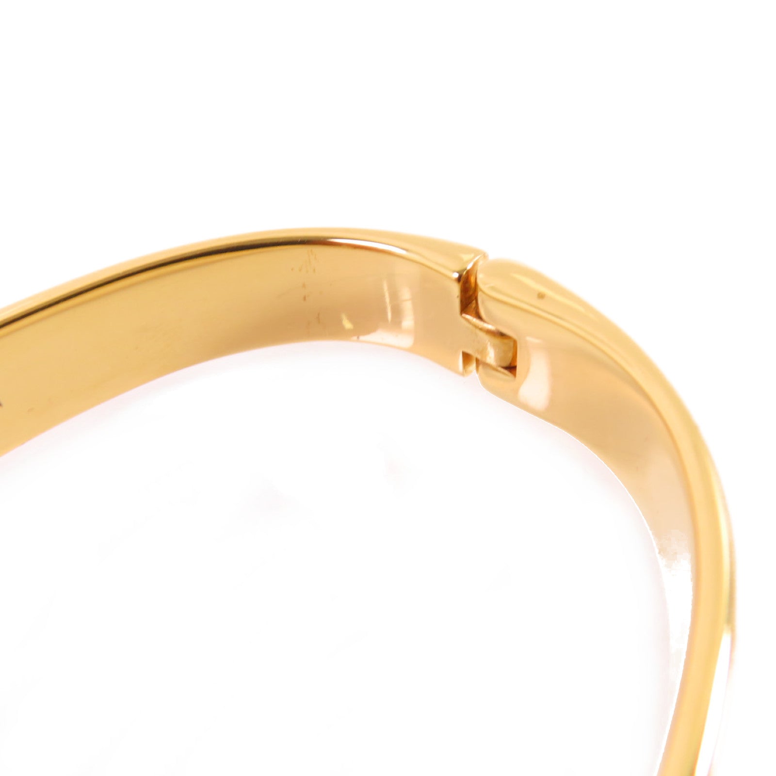LOUIS VUITTON 金屬/水鑽Nanogram Strass Bracelet S金扣手镯
