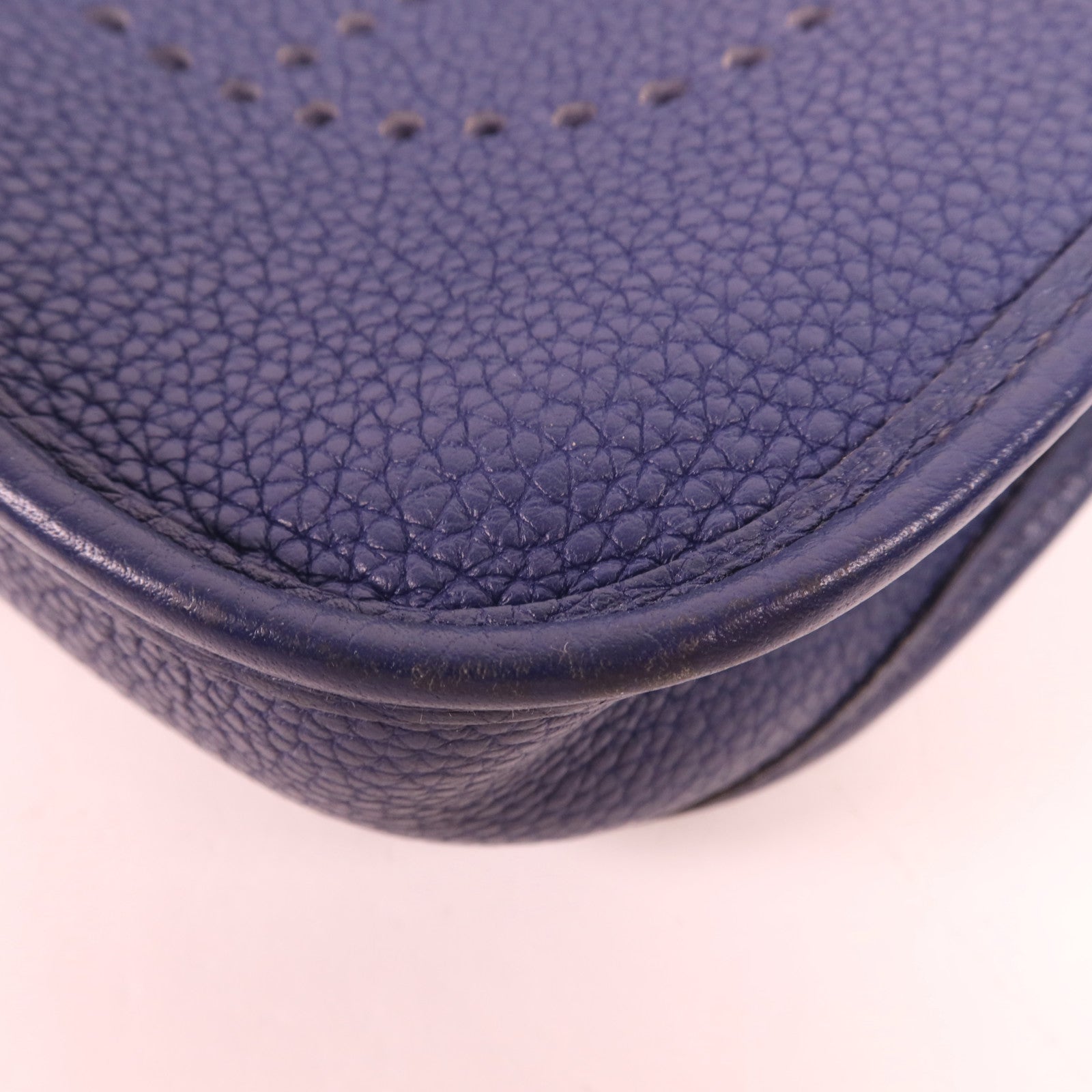 HERMES Clemence皮革Evelyne TPM金扣肩背袋