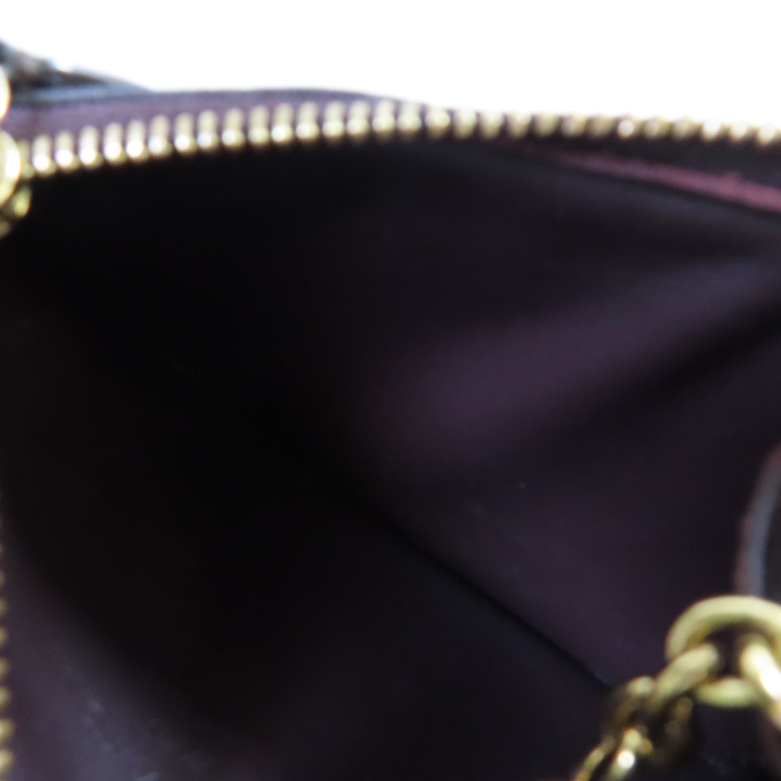 LOUIS VUITTON 【激減優惠】Monogram Vernis Pochette Cles Key Coin Case金扣零錢包紫色