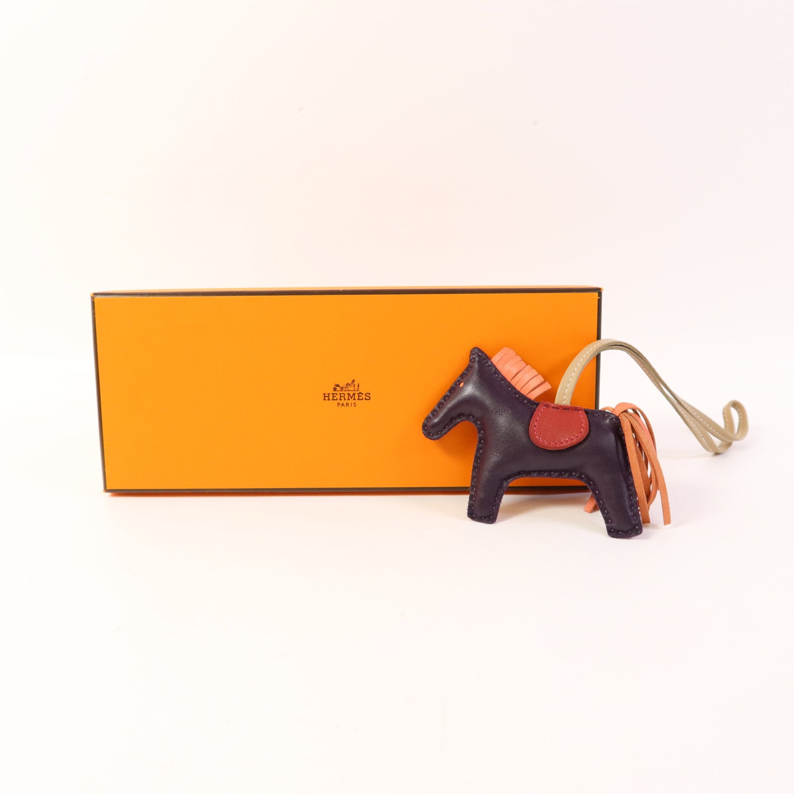 HERMES Milo皮革Rodeo PM掛飾