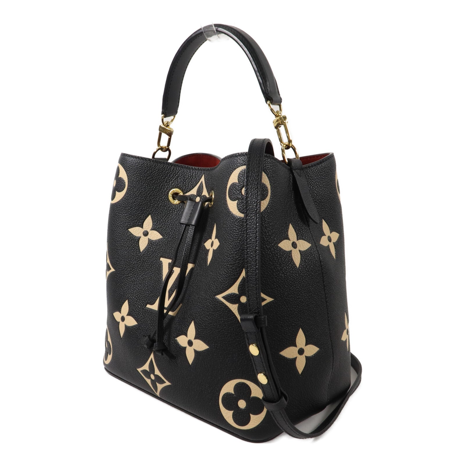 LOUIS VUITTON Monogram Empreinte Bicolor Neo Noe MM手挽肩背兩用袋