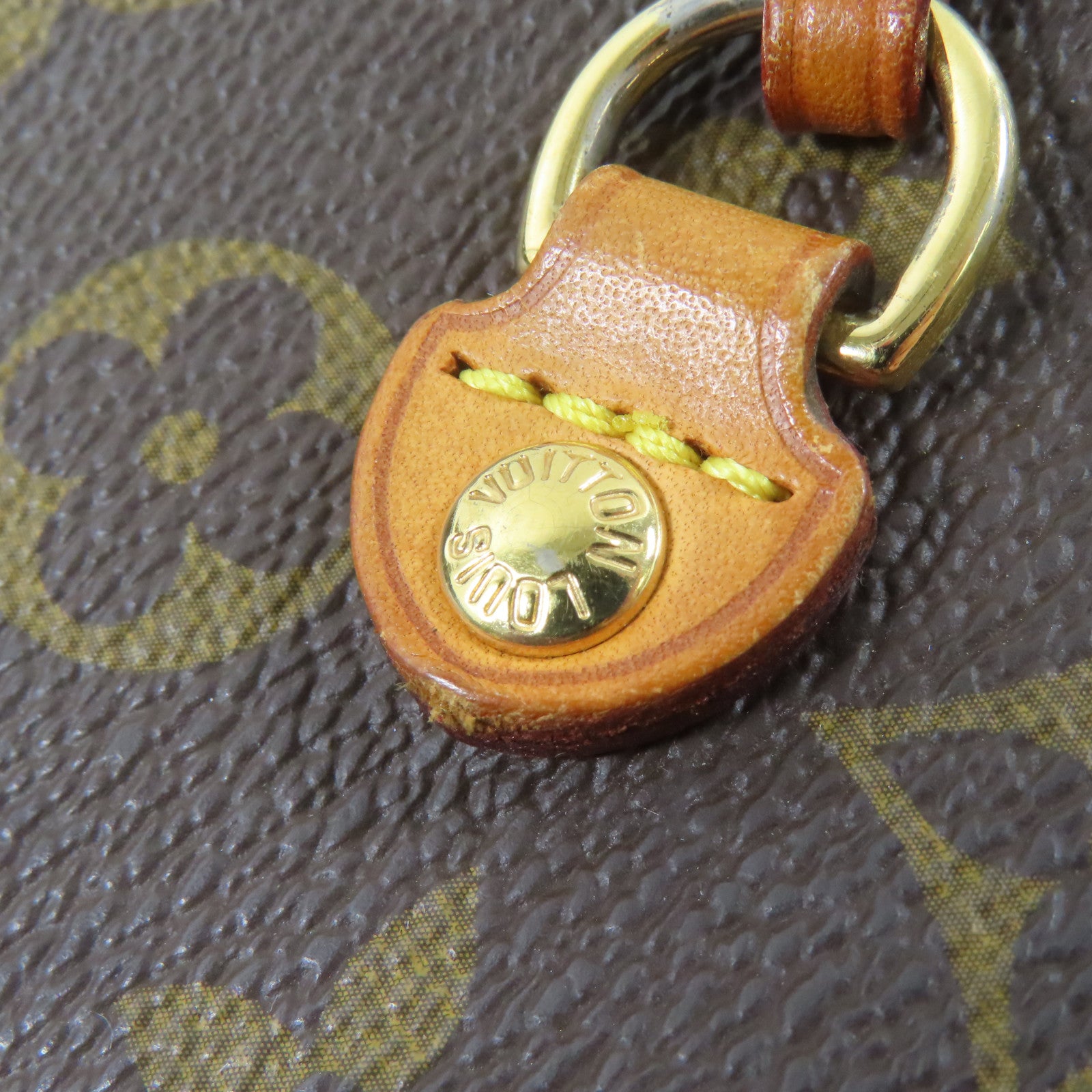 LOUIS VUITTON 【激減優惠】Monogram Neverfull MM金扣手挽袋啡色