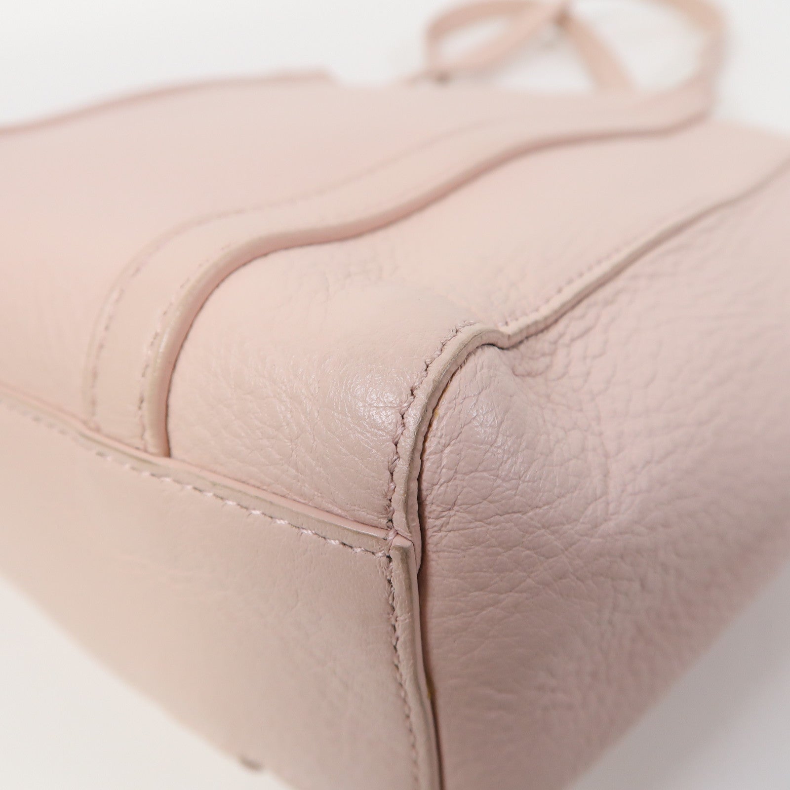 BALENCIAGA 牛皮皮革Everyday Tote XXS銀扣手挽肩背兩用袋粉紅色