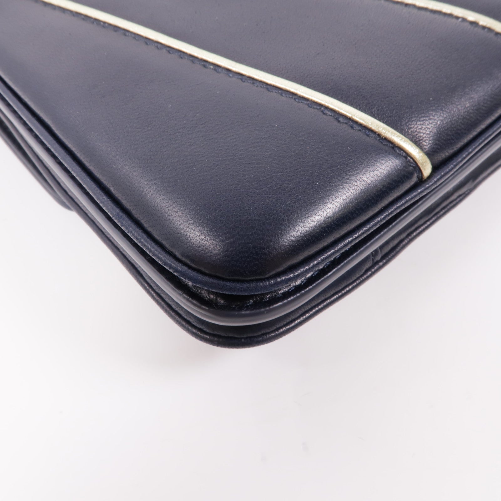 SAINT LAURENT 【激減優惠】羊皮皮革Shoulder Bag金扣肩背袋