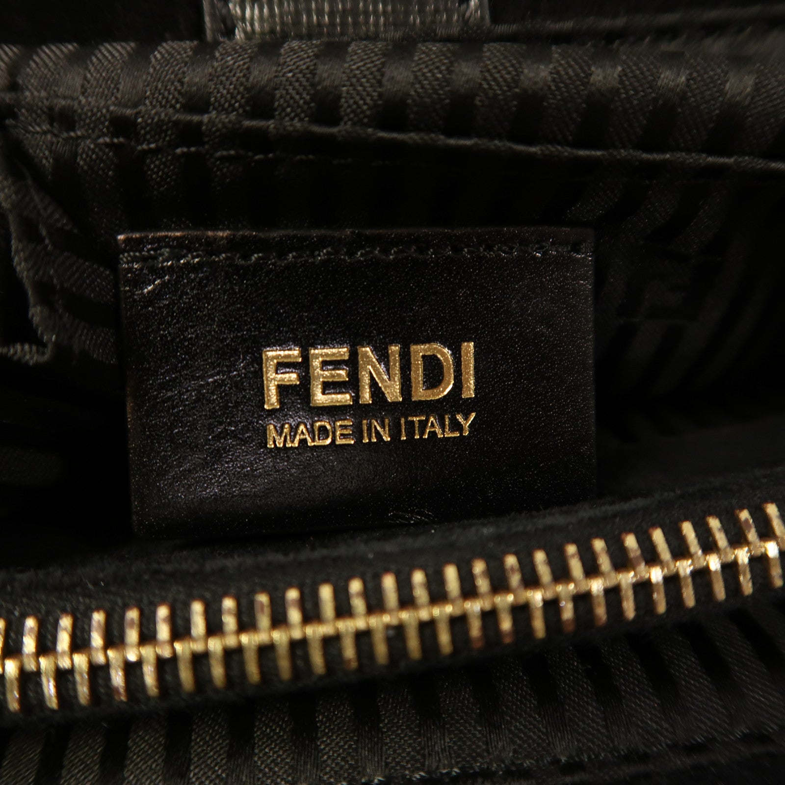FENDI 【激減優惠】牛皮皮革2 Jours金扣手挽肩背兩用袋黑色