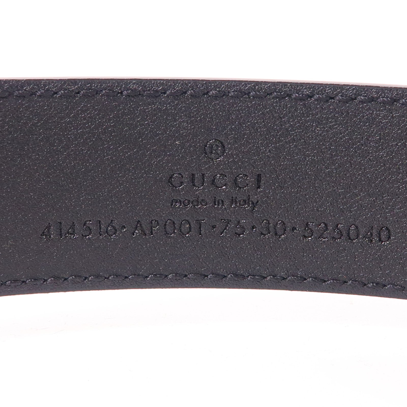GUCCI 皮革Belt 75金扣皮帶