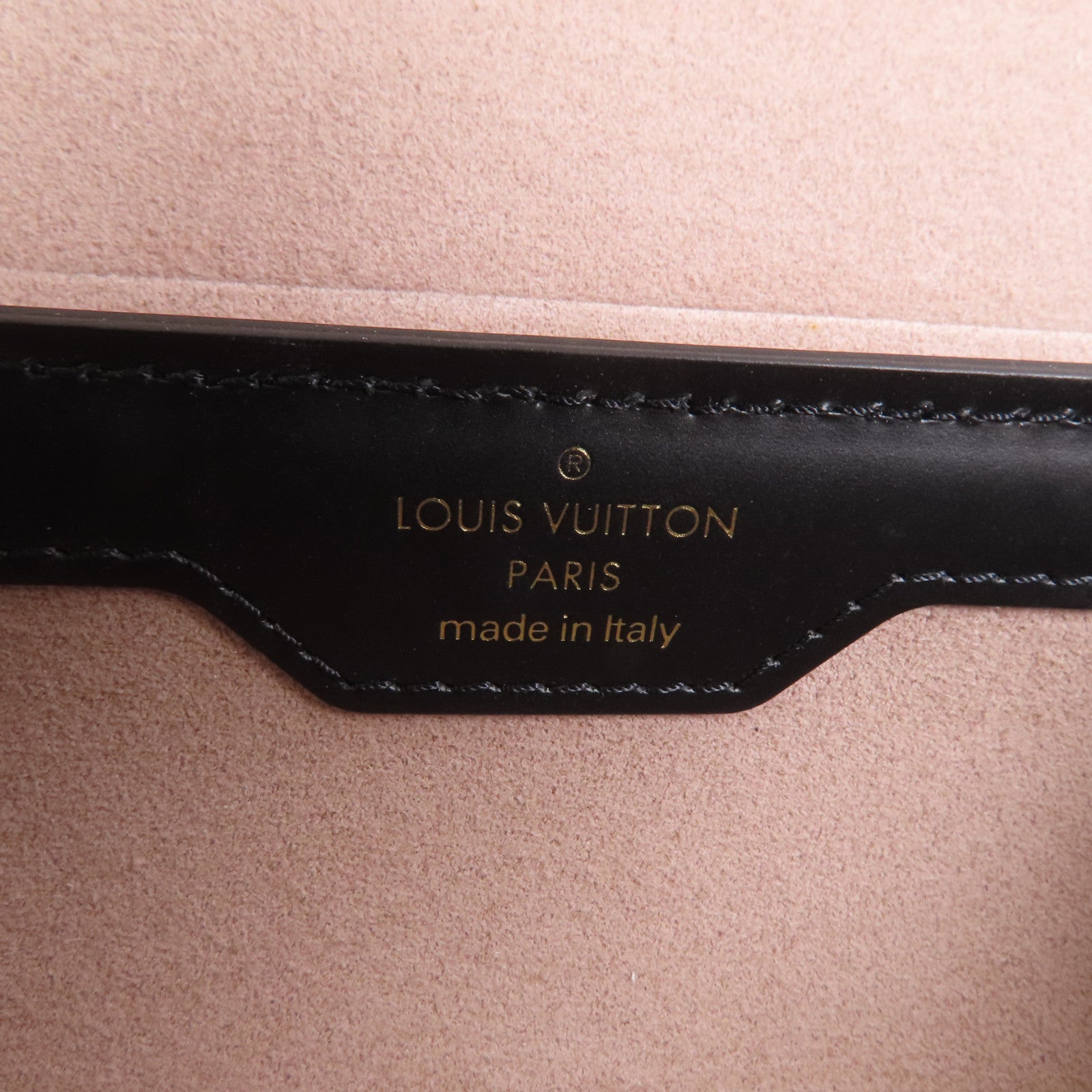 LOUIS VUITTON LV GHW Papillon Trunk 2 Way Shoulder Bag M58655 Epi Black
