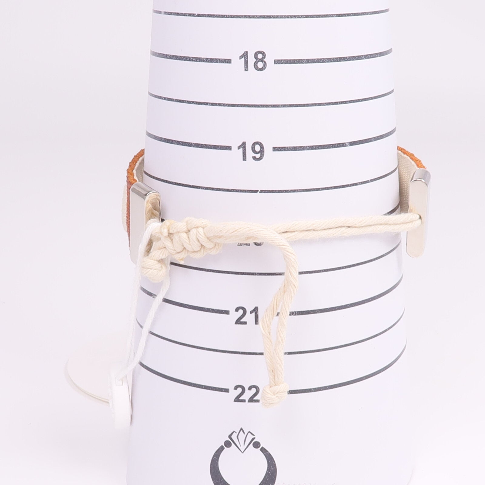 Chloe 布料Woody Bracelet銀扣手鐲