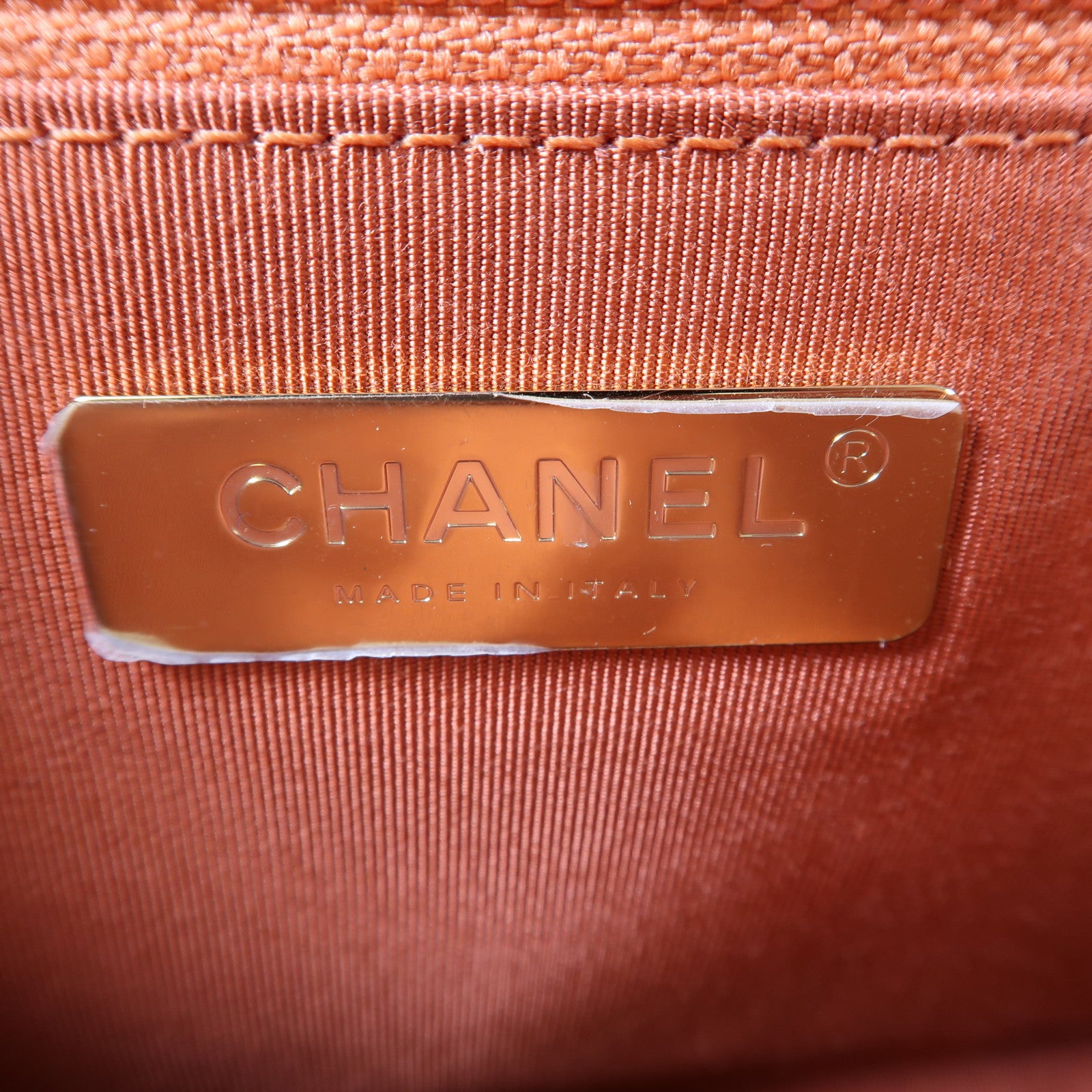 CHANEL 菱格牛皮皮革Top Handle Messenger金扣手挽鏈帶肩背兩用袋粉紅色