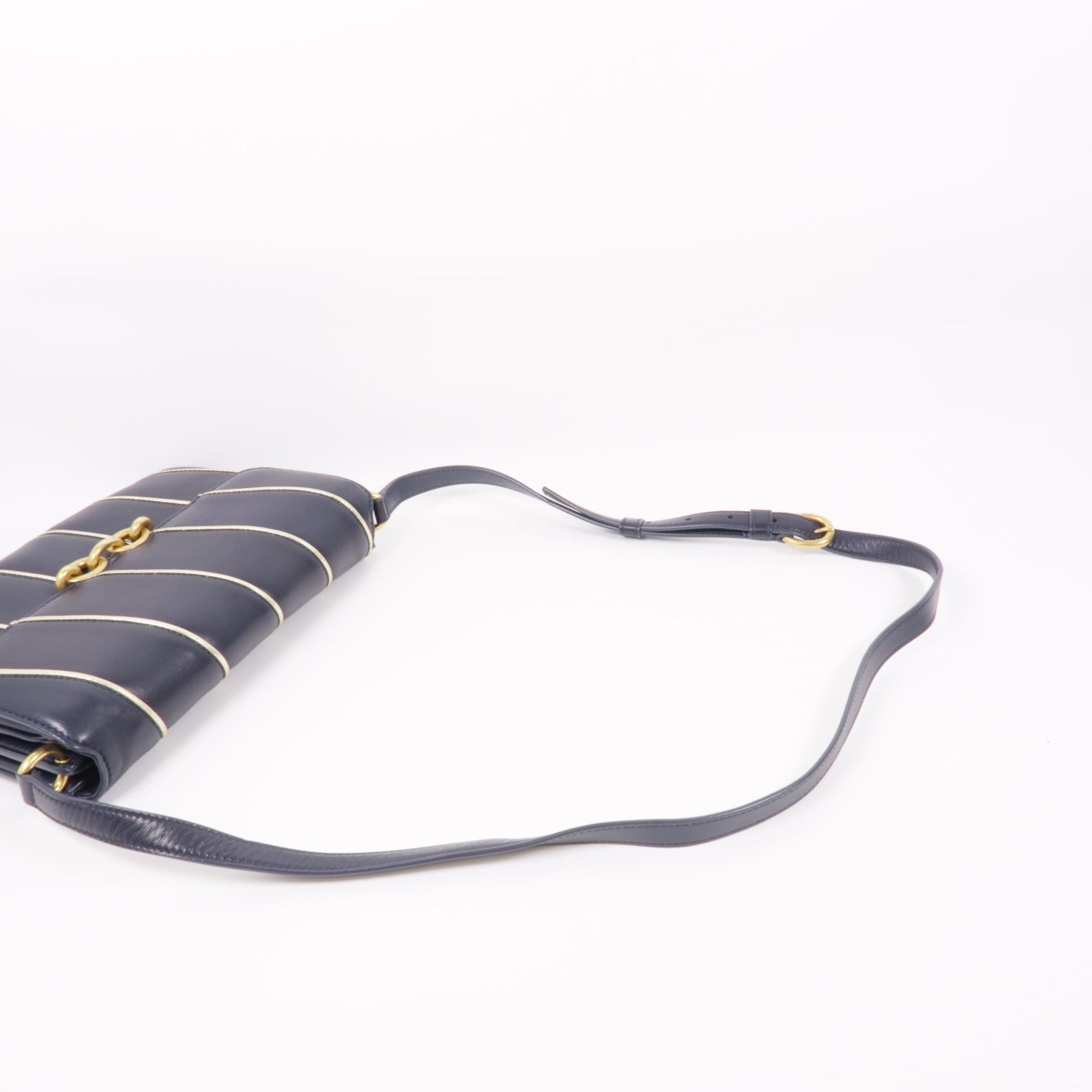 SAINT LAURENT 羊皮皮革Shoulder Bag金扣肩背袋