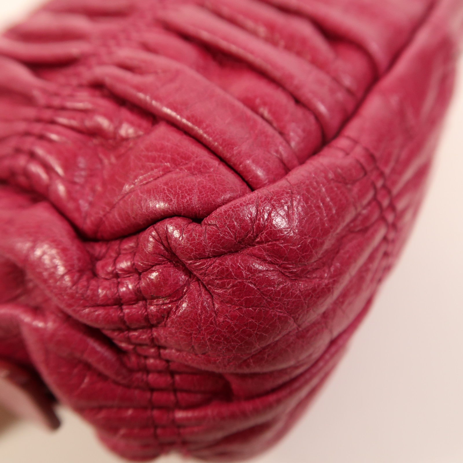 PRADA 牛皮皮革2 Way Shoulder金扣手挽肩背兩用袋