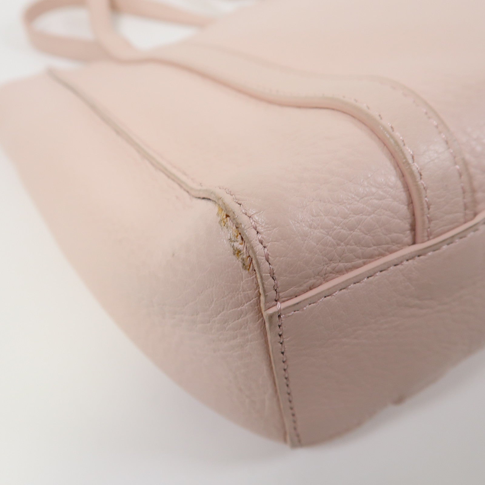 BALENCIAGA 牛皮皮革Everyday Tote XXS銀扣手挽肩背兩用袋粉紅色