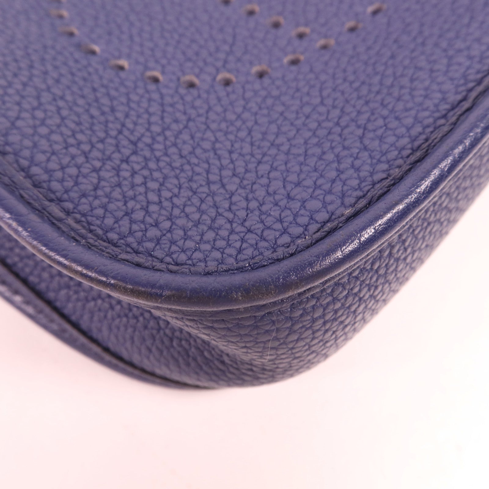 HERMES Clemence皮革Evelyne TPM金扣肩背袋