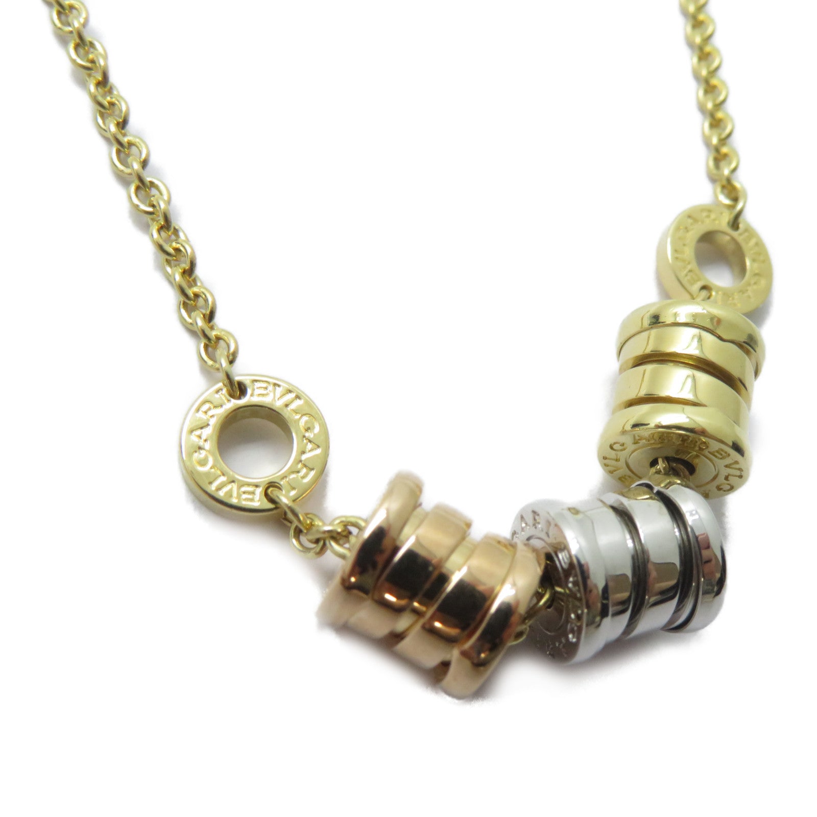 BVLGARI 18K黃金/白金/玫瑰金B-zero1 Three Element Bracelet手鏈