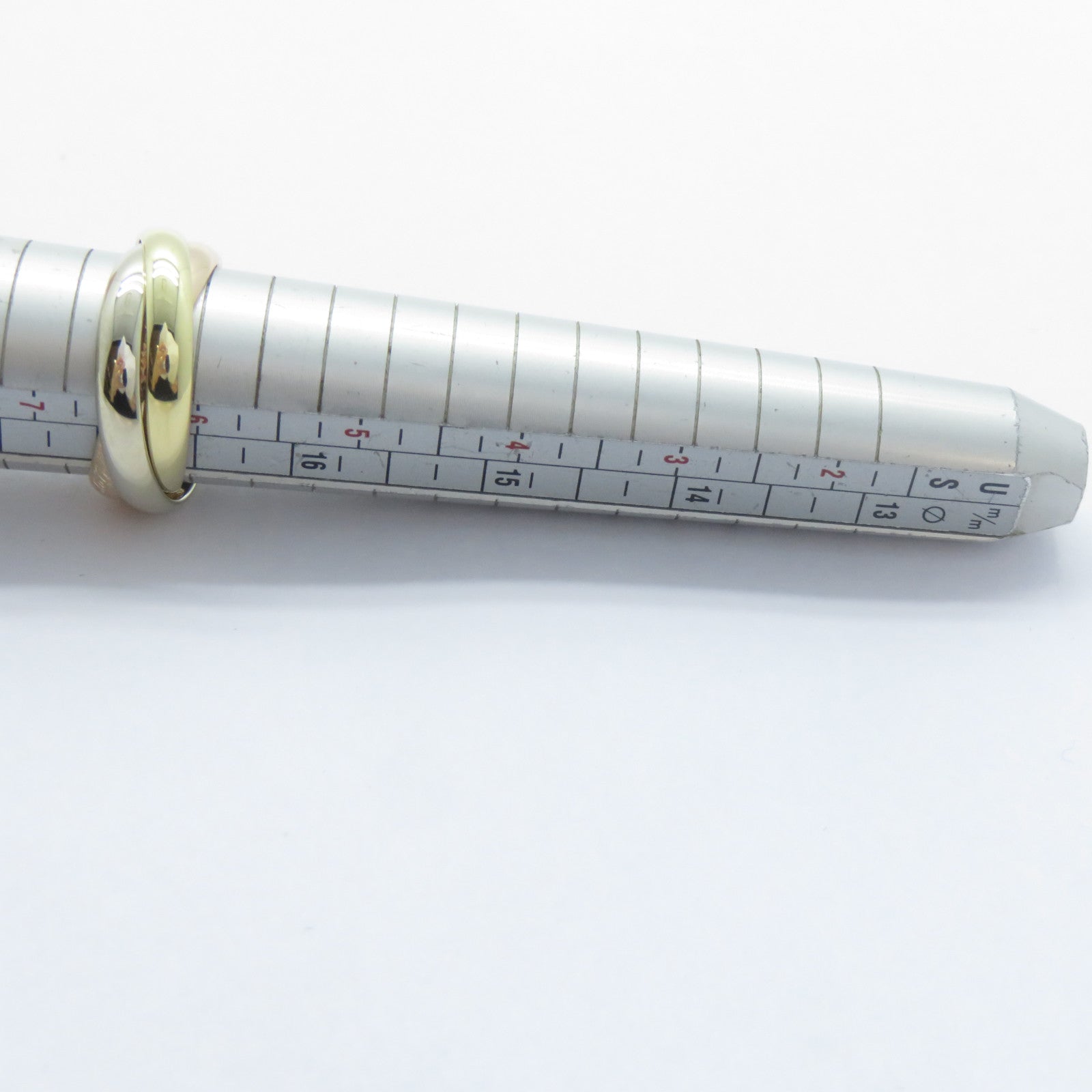 CARTIER 18K黃金/白金/玫瑰金Les Must De Trinity戒指Cartier#53/US#6.25