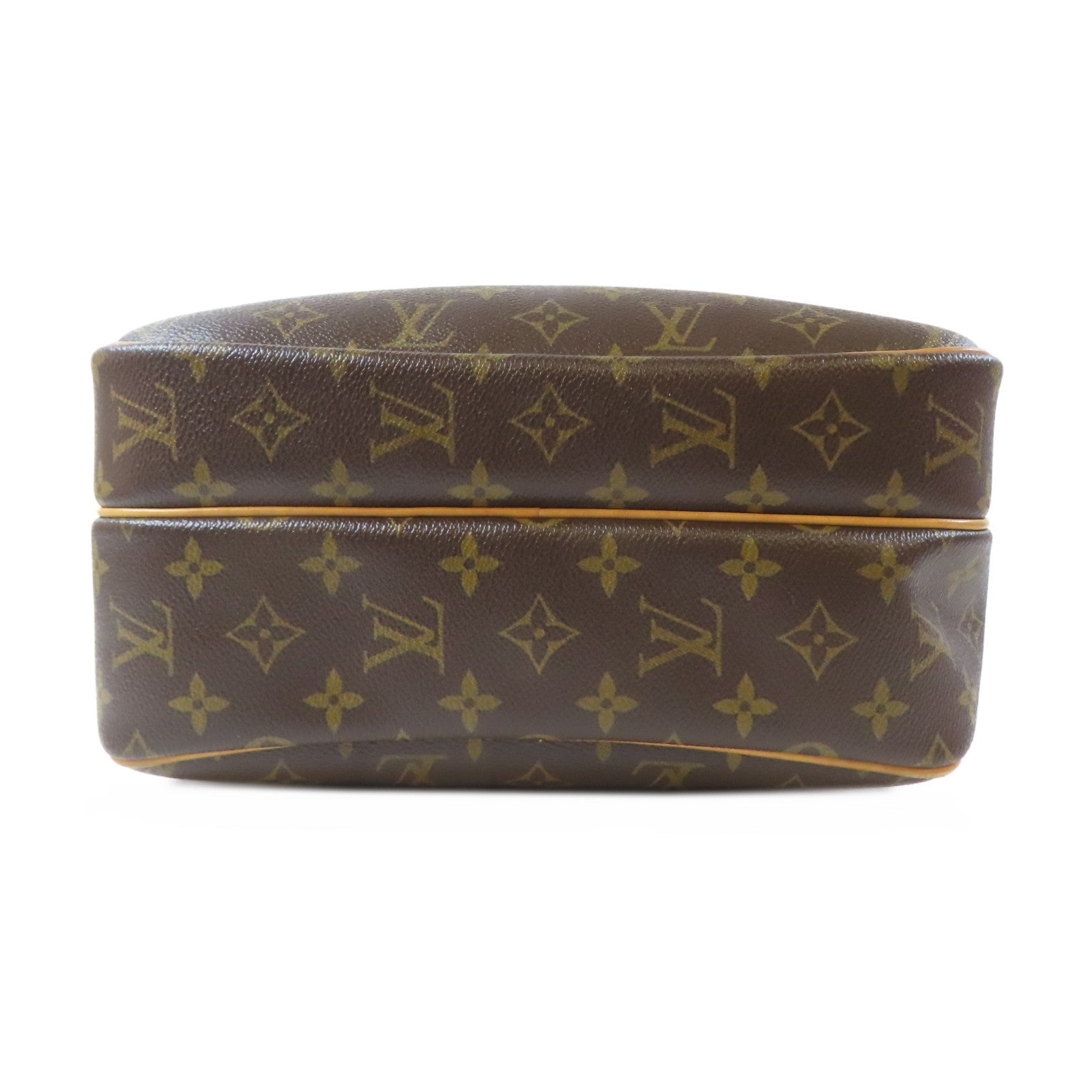 LOUIS VUITTON Monogram Reporter金扣肩背袋啡色