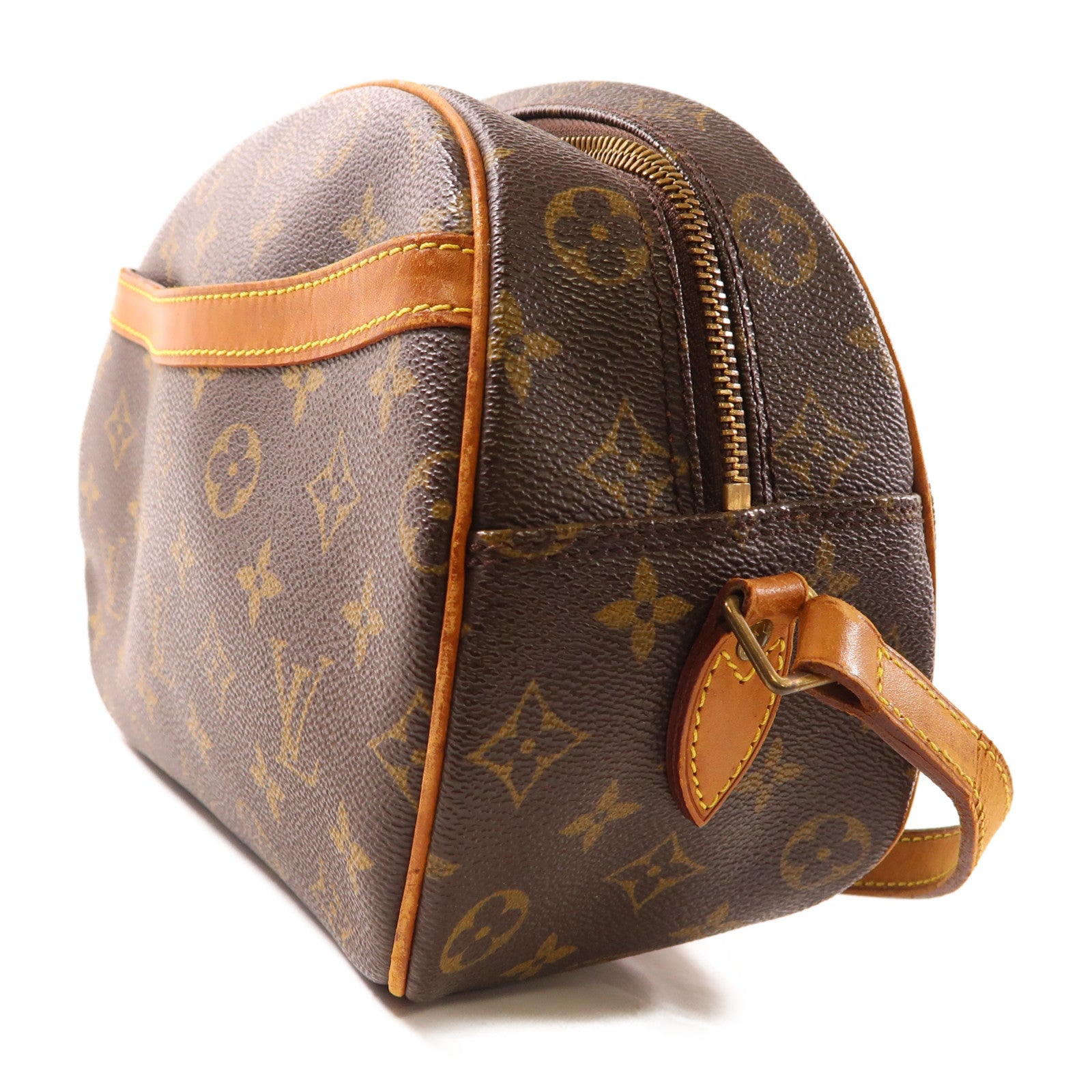 LOUIS VUITTON Monogram Blois金扣肩背袋棕色