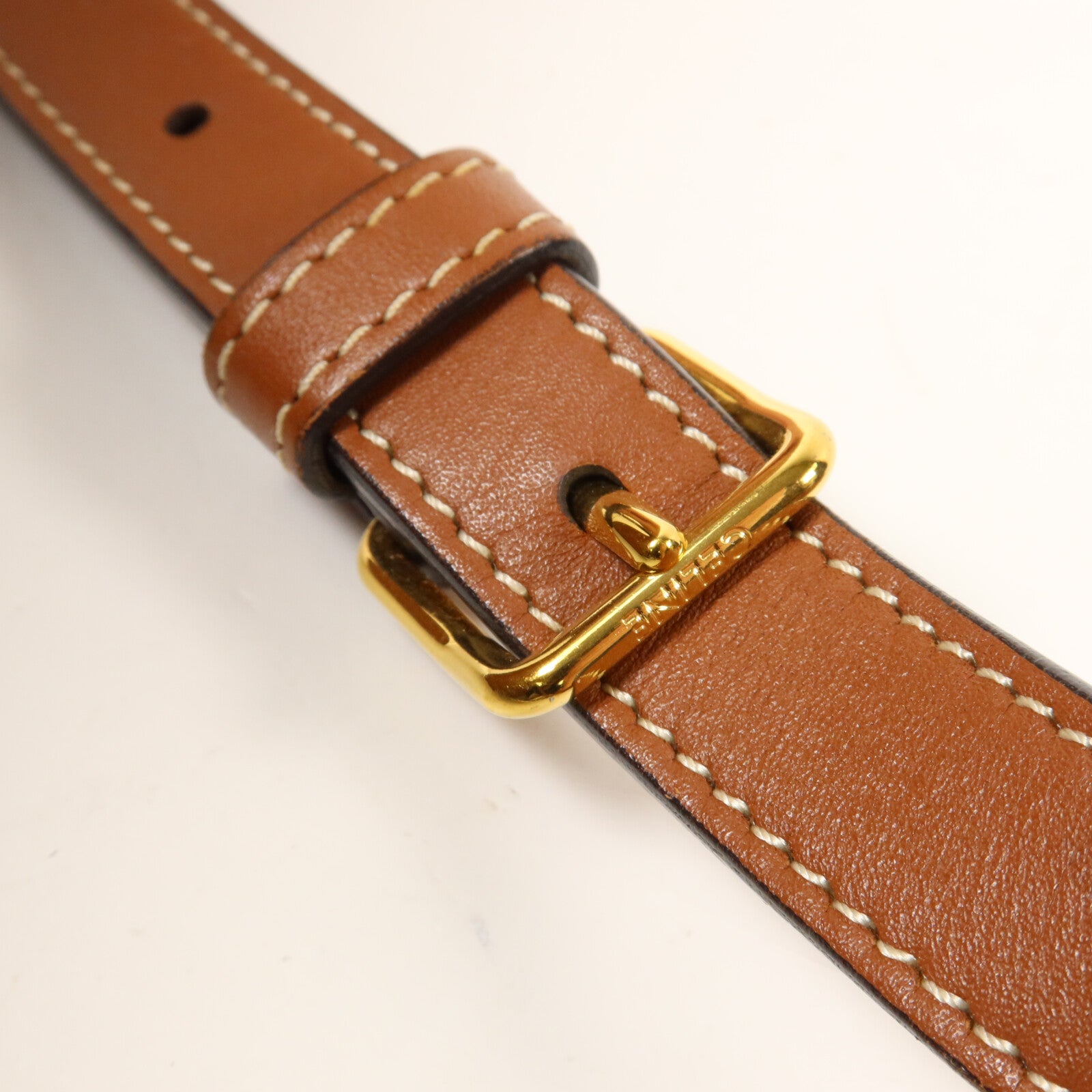 CELINE 牛皮皮革Folco Cuir Triomphe肩背袋
