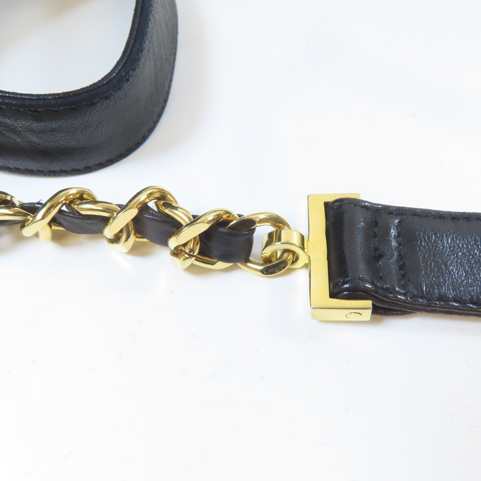 CHANEL 【激減優惠】菱格羊皮皮革Backpack金扣背包黑色