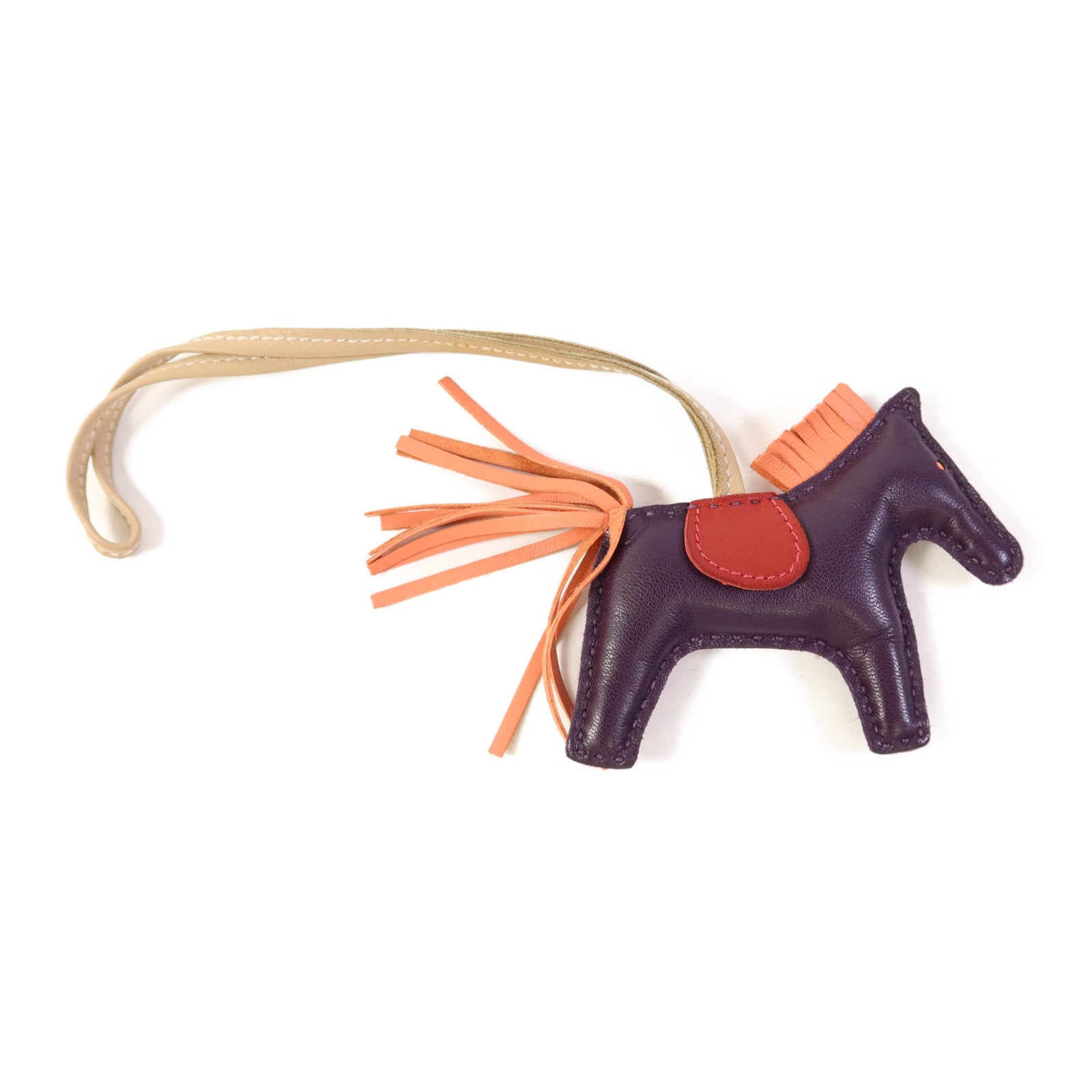 HERMES Milo皮革Rodeo PM掛飾