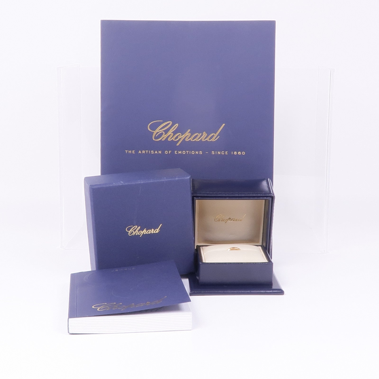 Chopard 18K玫瑰金Ice Cube Ring戒指Chopard#48/US#4.5
