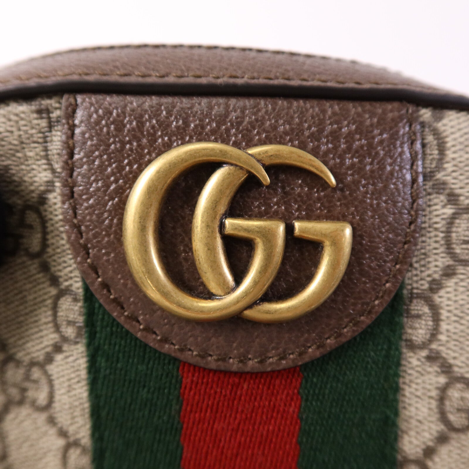 GUCCI 塗層帆布Ophidia Backpack金扣背包