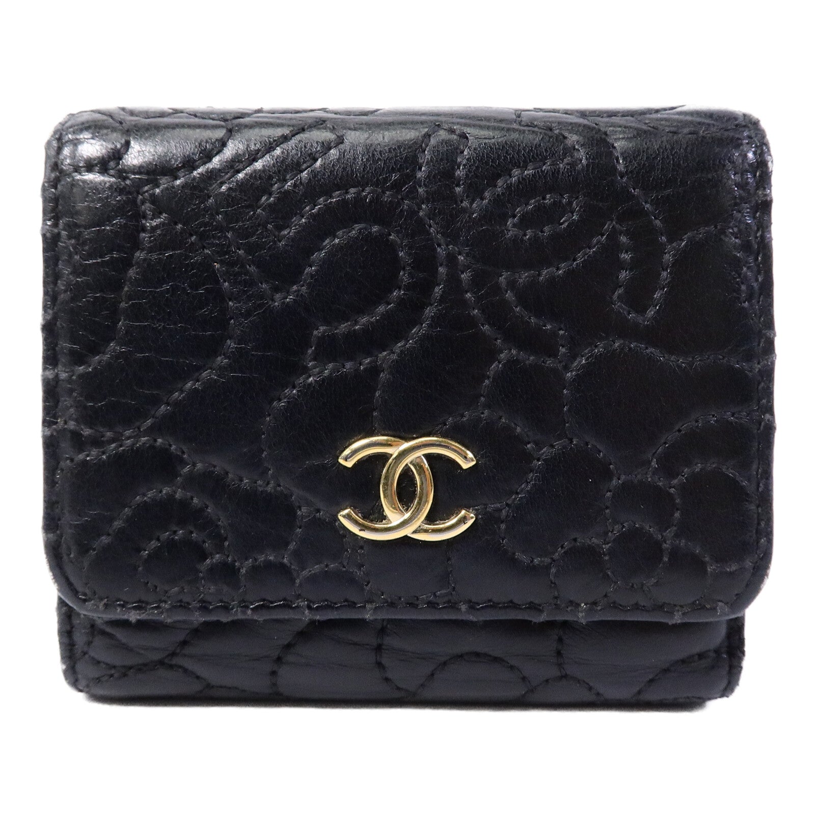 CHANEL 牛皮皮革 Fold Wallet錢包