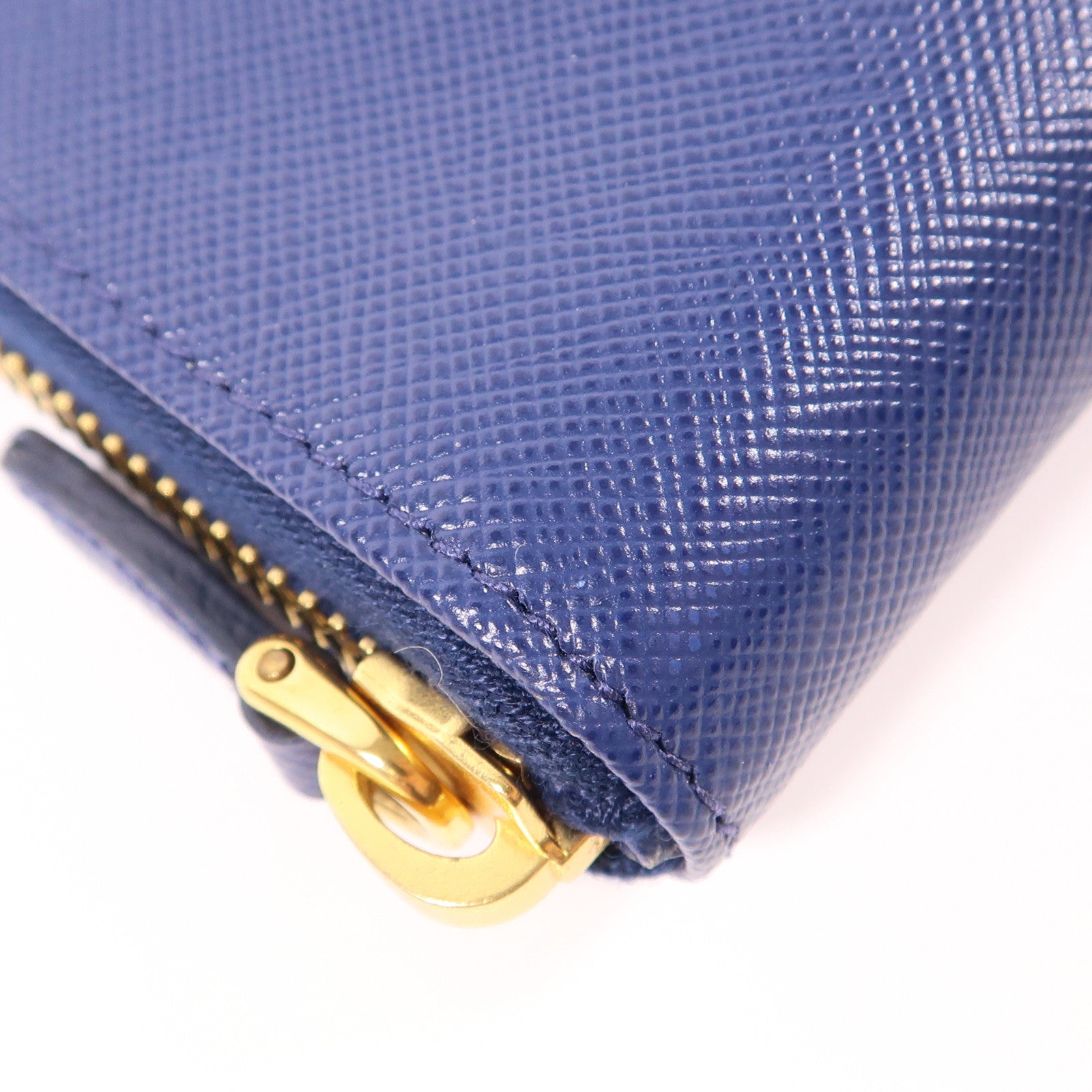 PRADA 牛皮皮革Long Wallet金扣長錢包