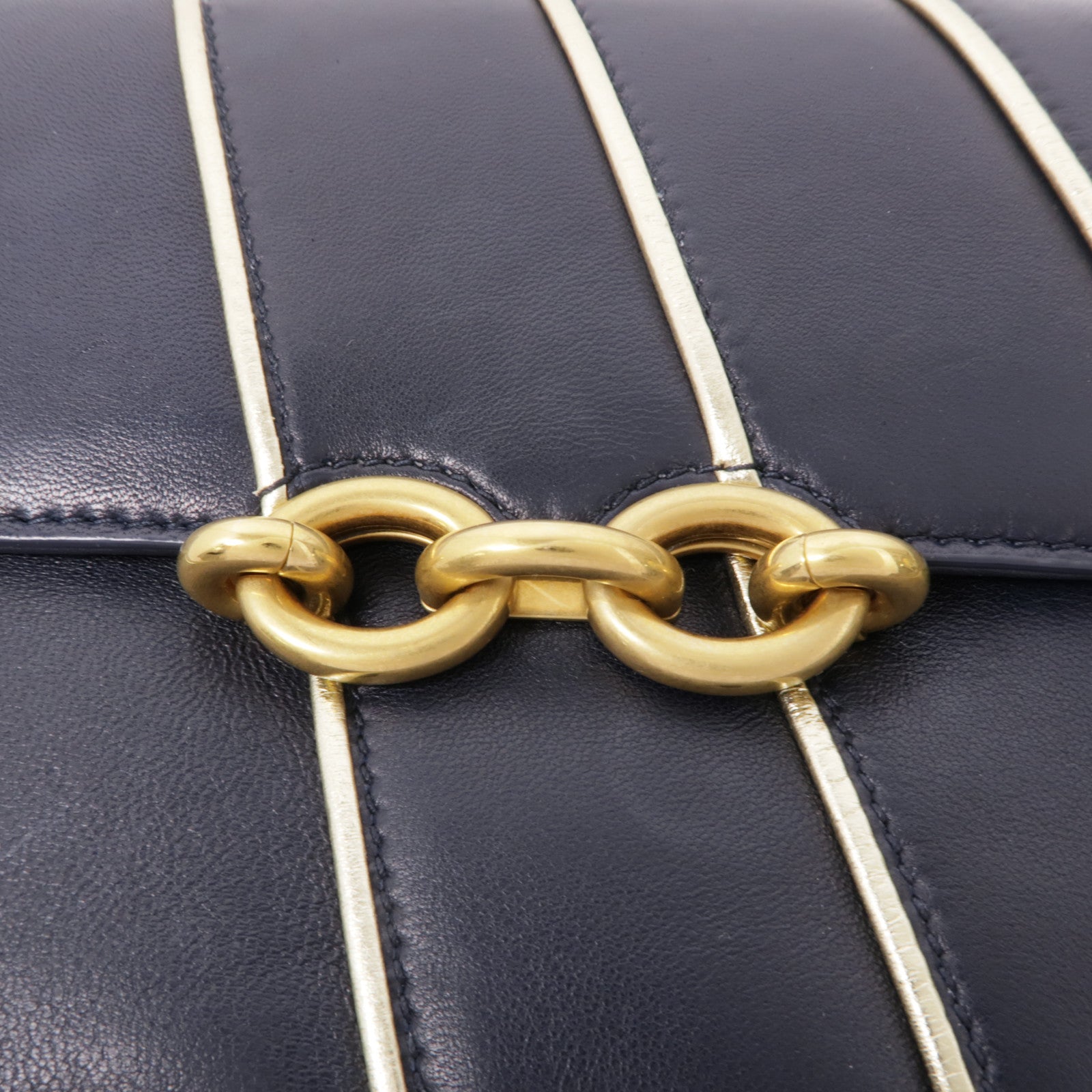 SAINT LAURENT 【激減優惠】羊皮皮革Shoulder Bag金扣肩背袋