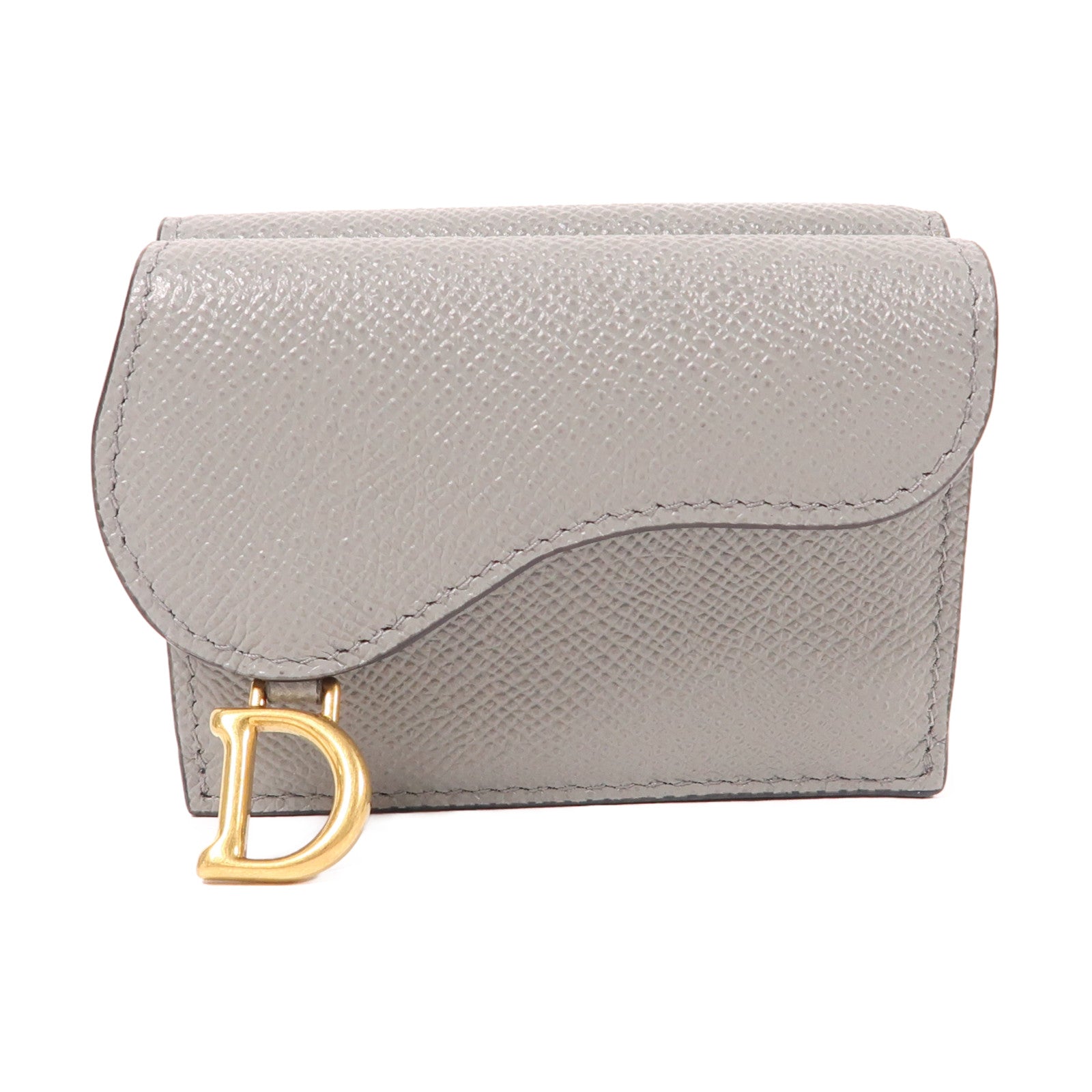 Dior 牛皮皮革Wallet金扣錢包