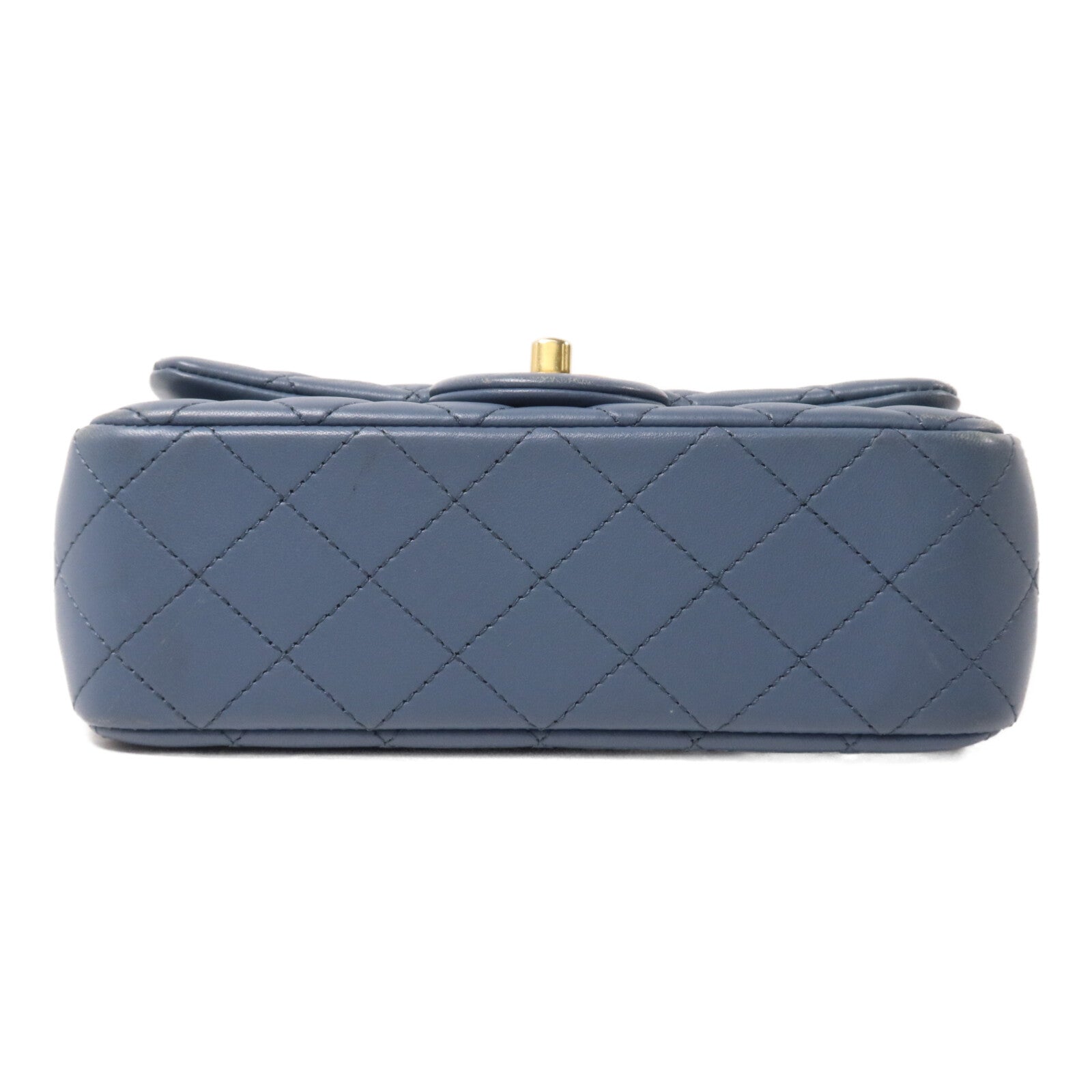 CHANEL 羊皮皮革Mini Classic 20 Gold Ball鏈帶肩背袋