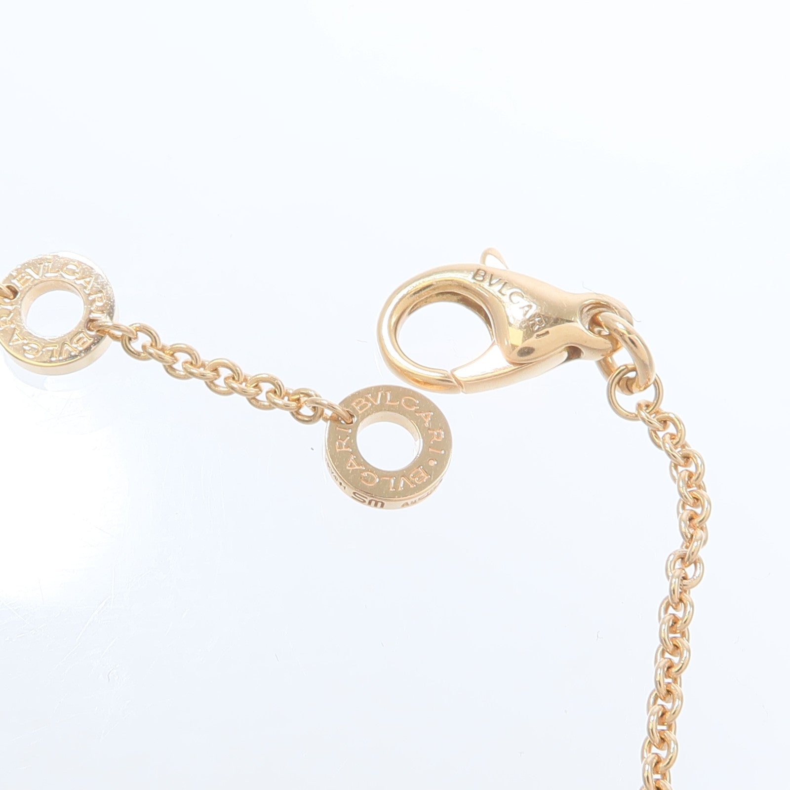BVLGARI 18K玫瑰金/陶瓷B-Zero 1 Bracelet手鏈