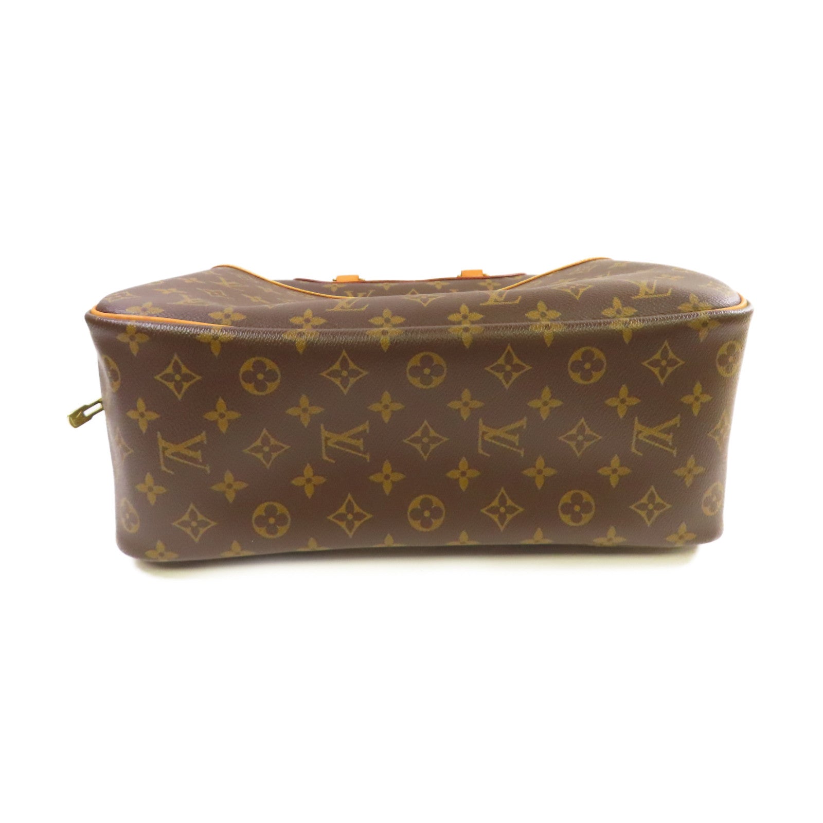 LOUIS VUITTON 【激減優惠】Monogram Deauville GM Handbag金扣手挽袋啡色