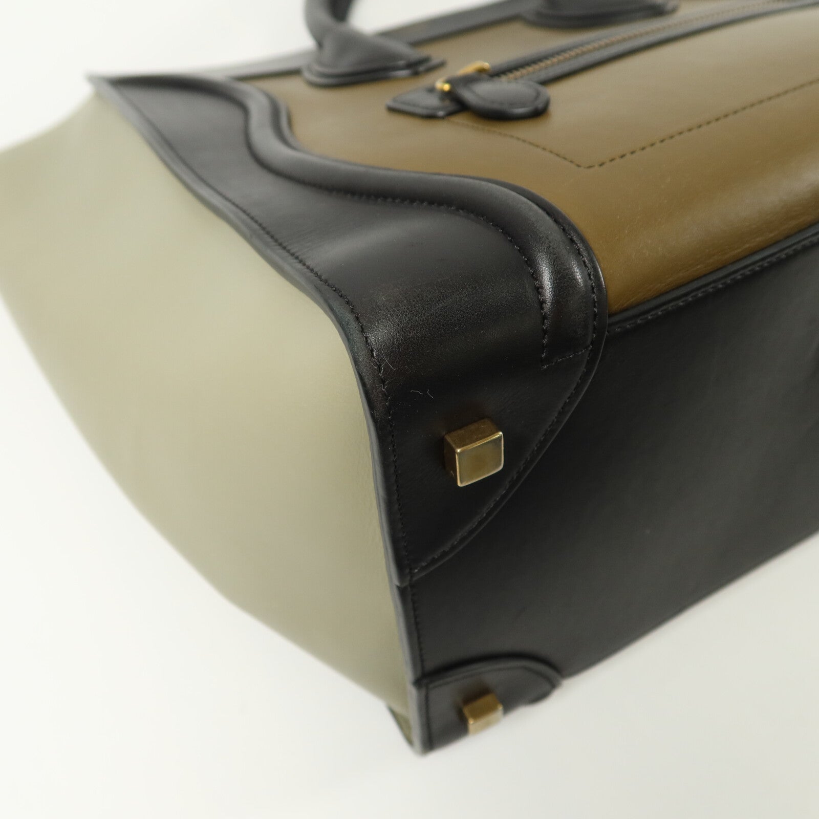 CELINE 牛皮皮革Mini Luggage手挽袋
