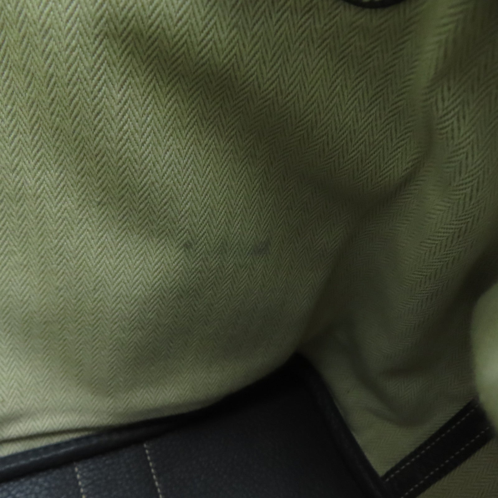 HERMES Negonda皮革Garden Party PM銀扣手挽袋灰色