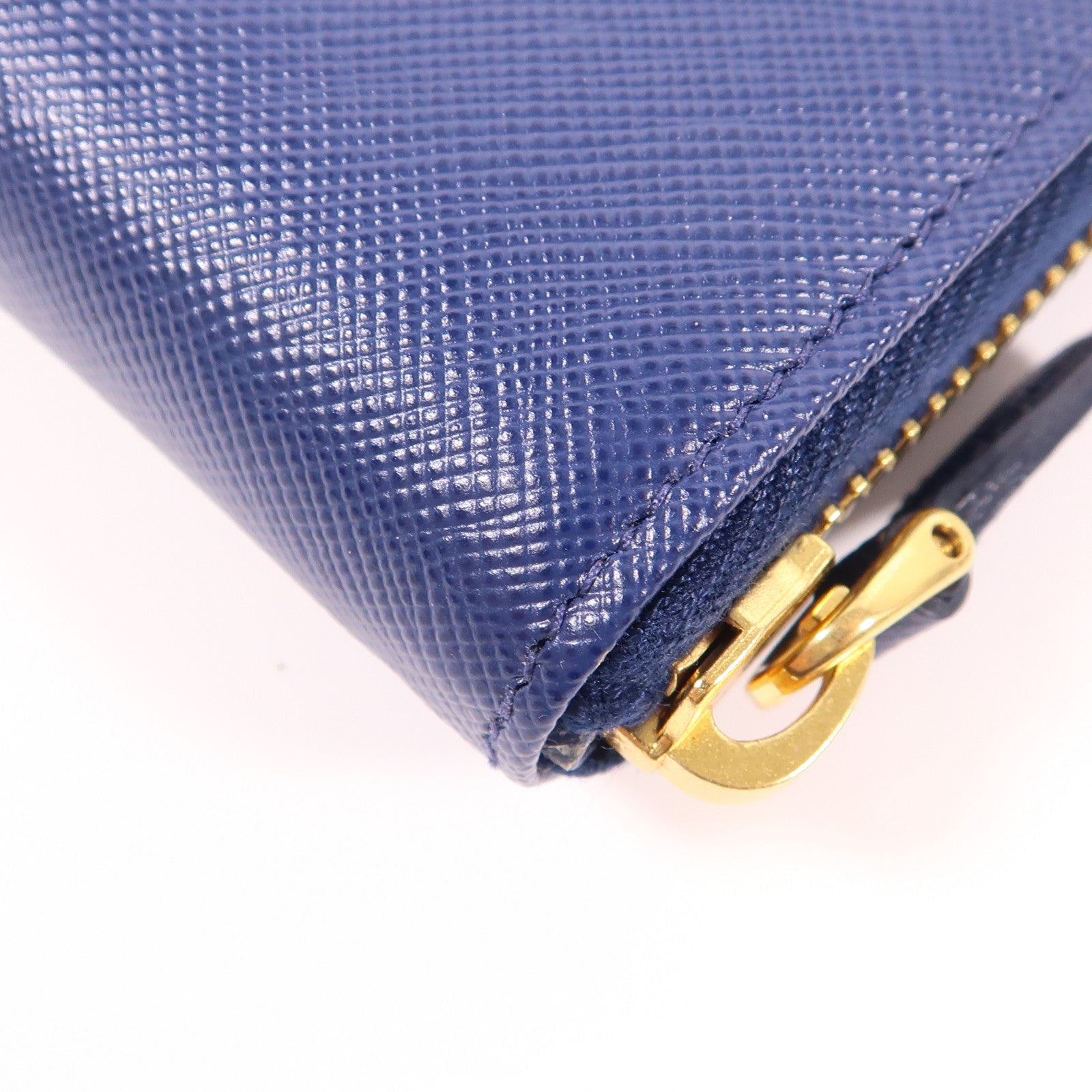 PRADA 牛皮皮革Long Wallet金扣長錢包