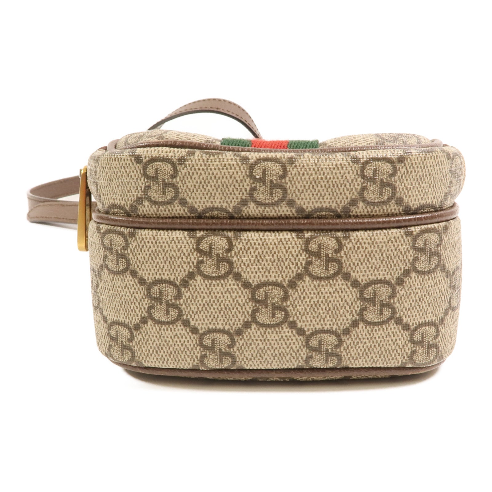 GUCCI 塗層帆布Ophidia MiniBag金扣手挽肩背兩用袋