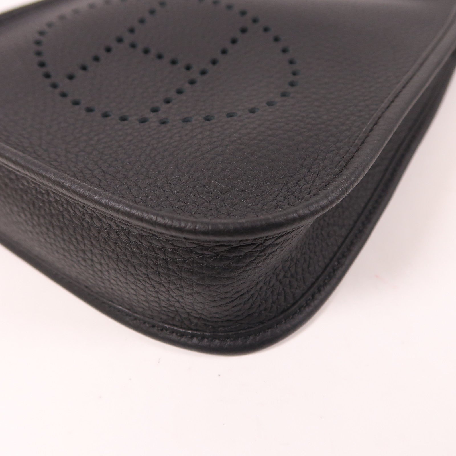 HERMES Clemence皮革Evelyne TPM銀扣肩背袋