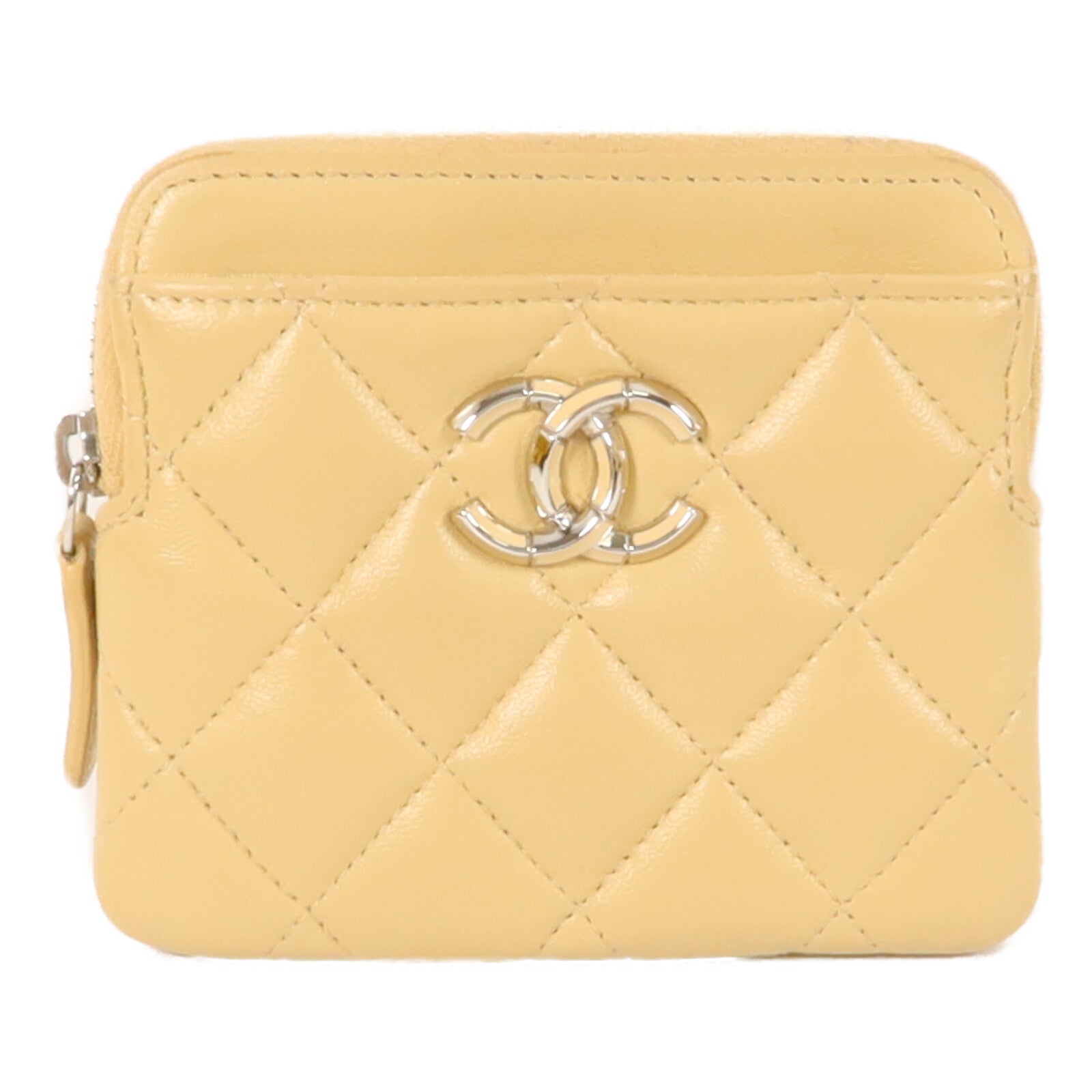 CHANEL 羊皮皮革CC Logo Card Case卡片套