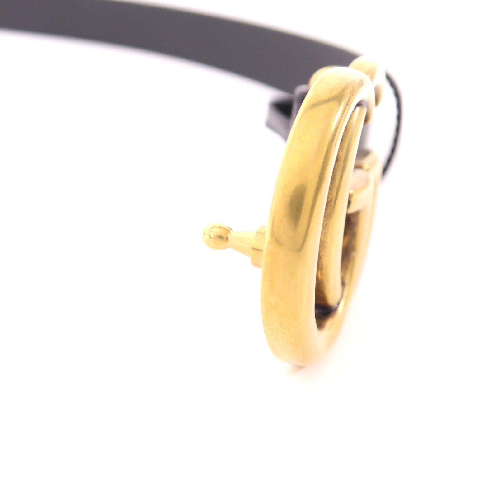 GUCCI 皮革Belt 75金扣皮帶