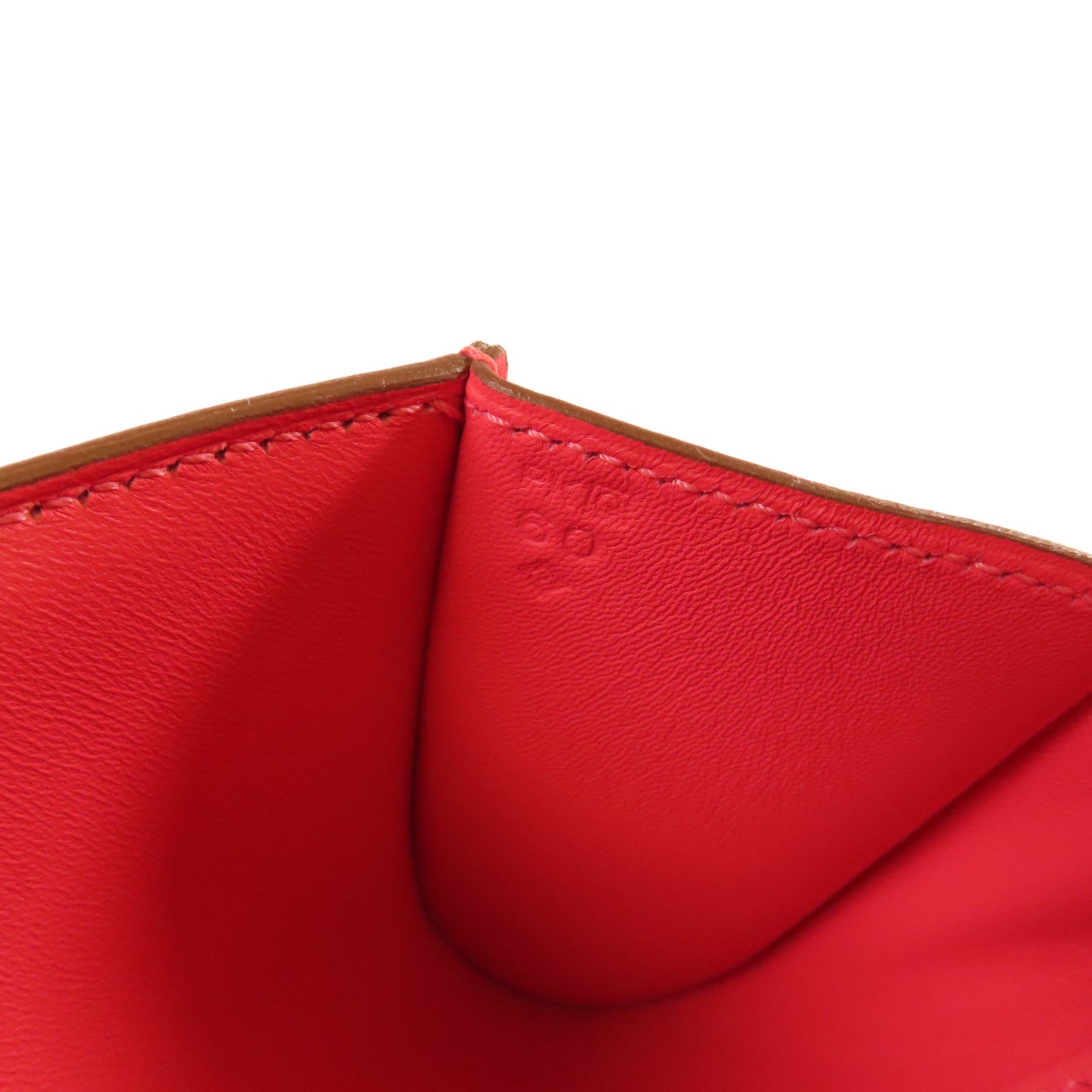 HERMES Swift皮革Egee Clutch Bag金扣手拿包8W Rose Azalee/玫瑰杜鵑粉色
