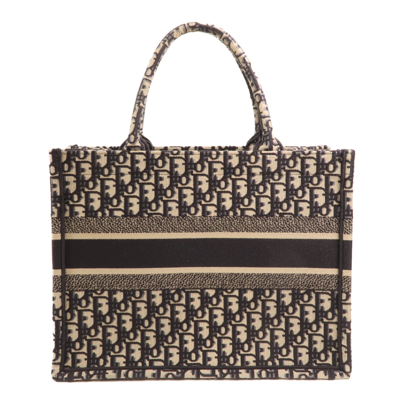 Dior Oblique Canvas帆布Book Tote Medium銀扣手挽袋