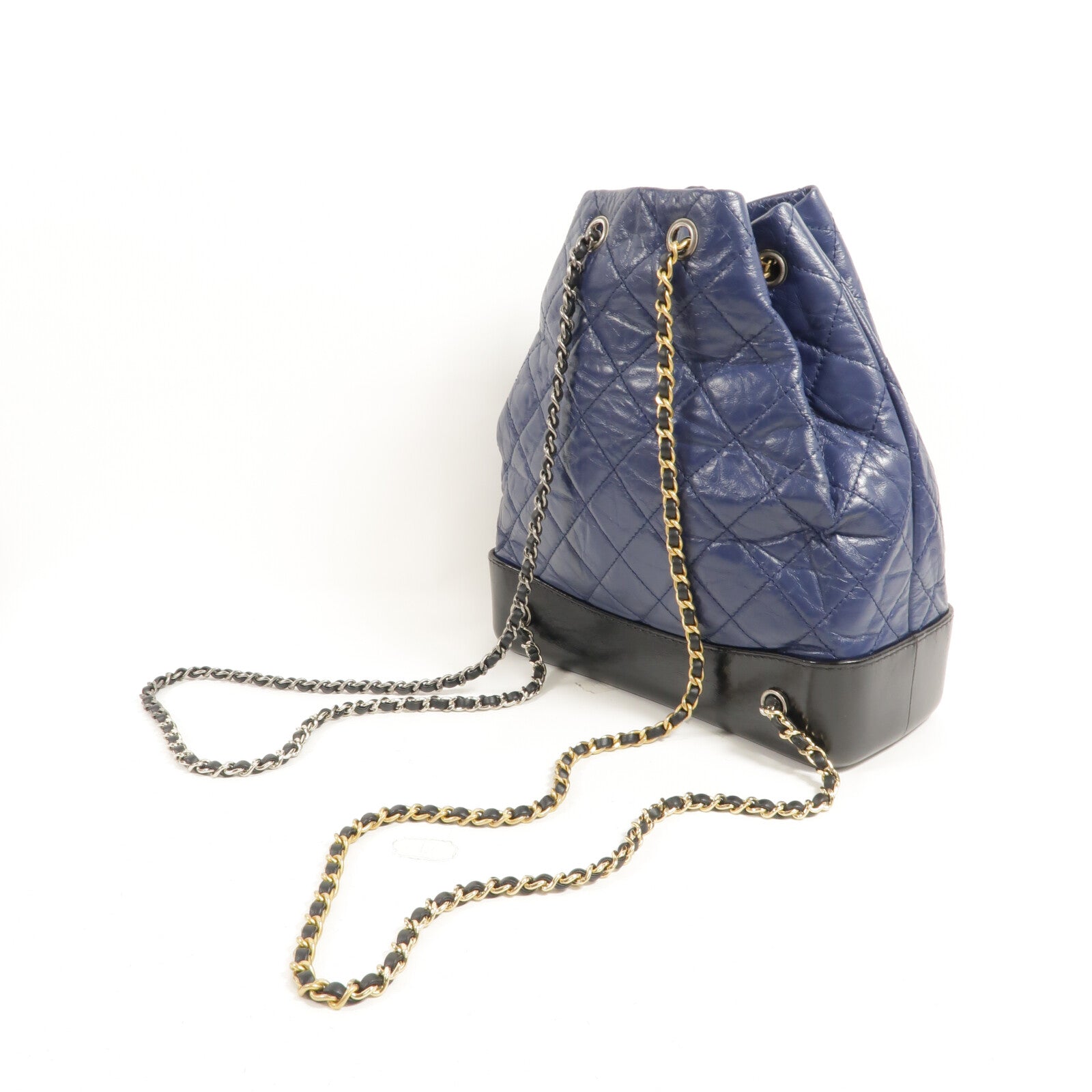 CHANEL 牛皮皮革Gabrielle Backpack鏈帶背包