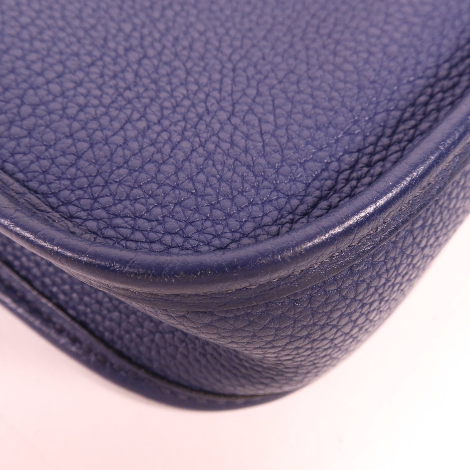 HERMES Clemence皮革Evelyne TPM金扣肩背袋