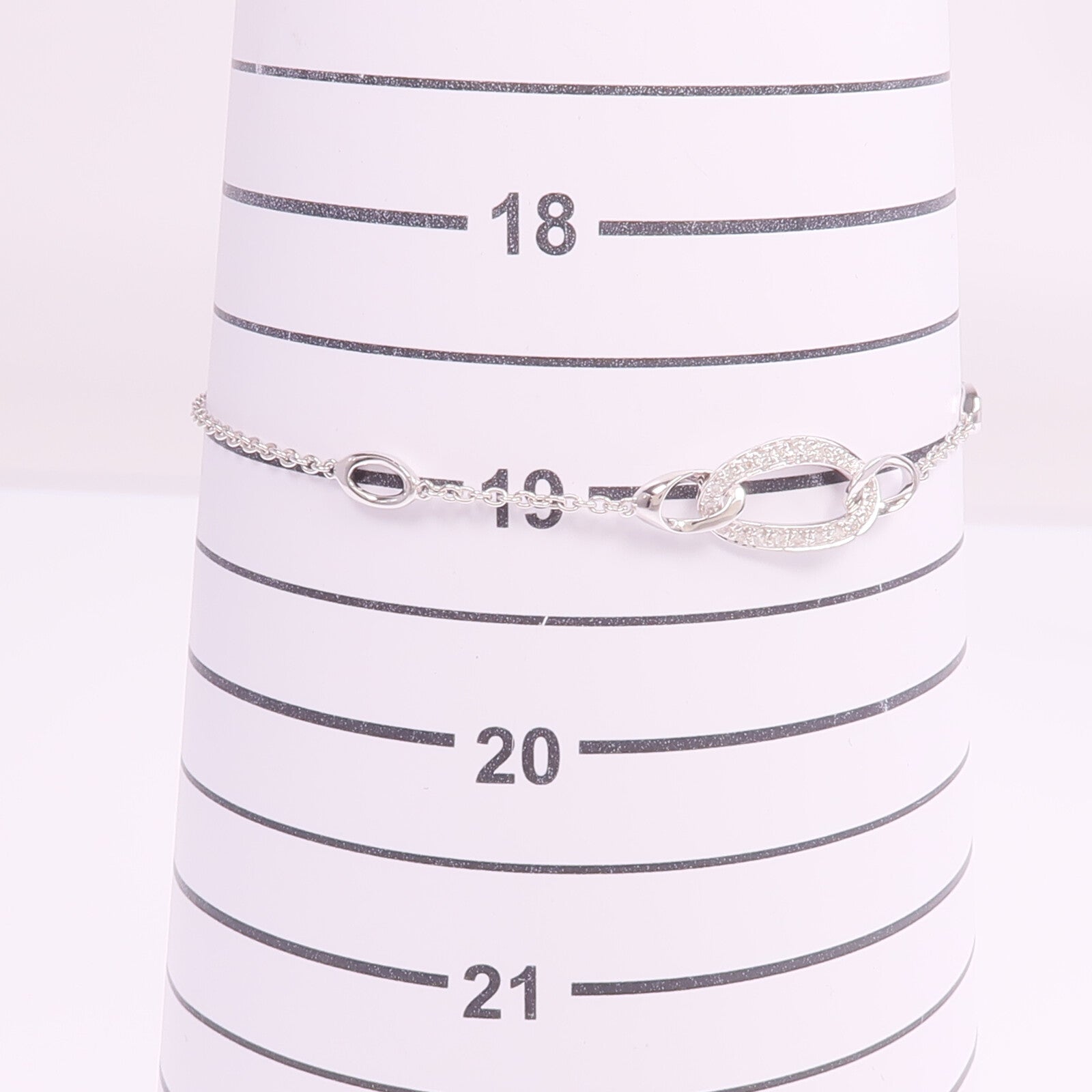 JEWELRY 【激減優惠】18K白金Diamond Bracelet鑽石手鏈