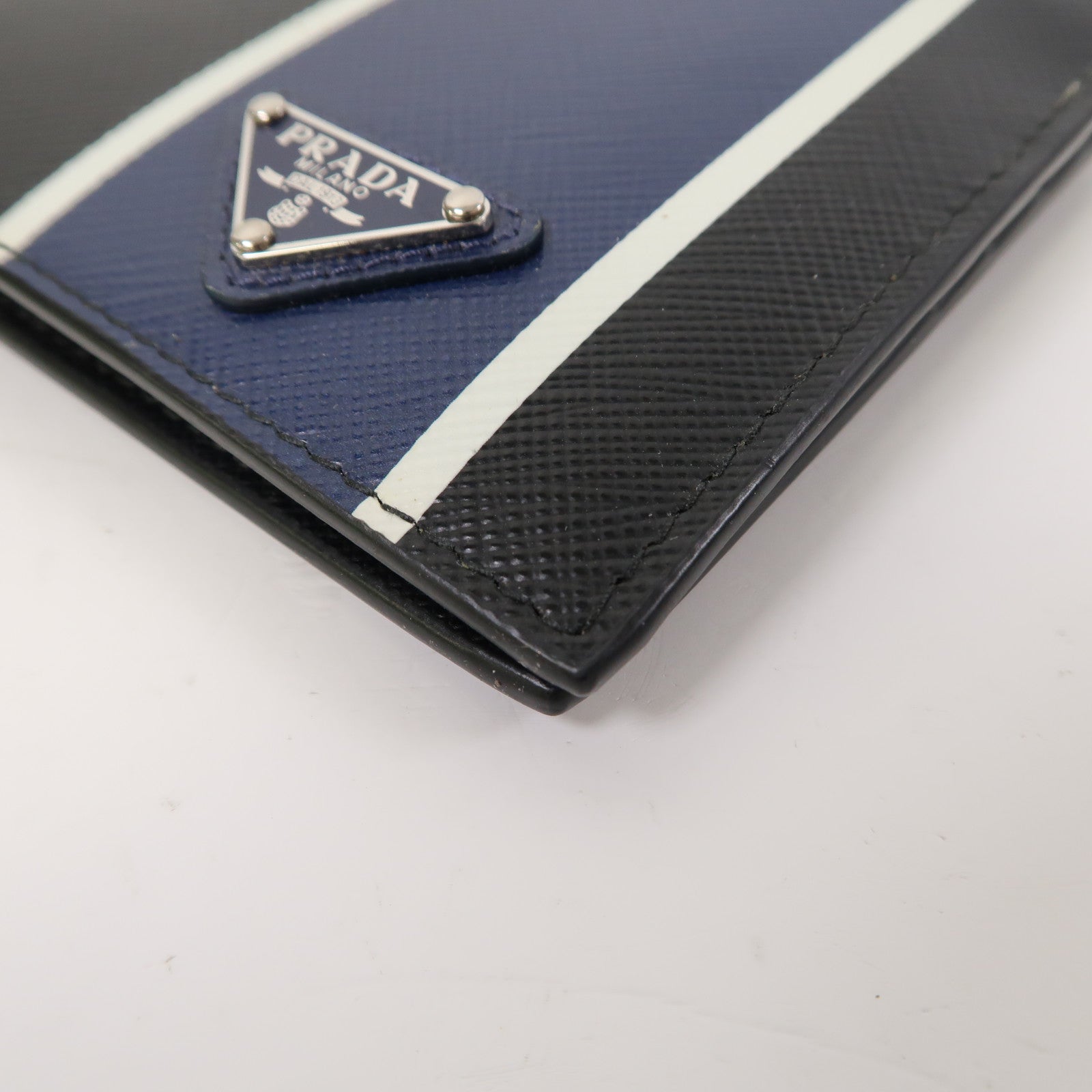 PRADA 牛皮皮革Wallet錢包黑色