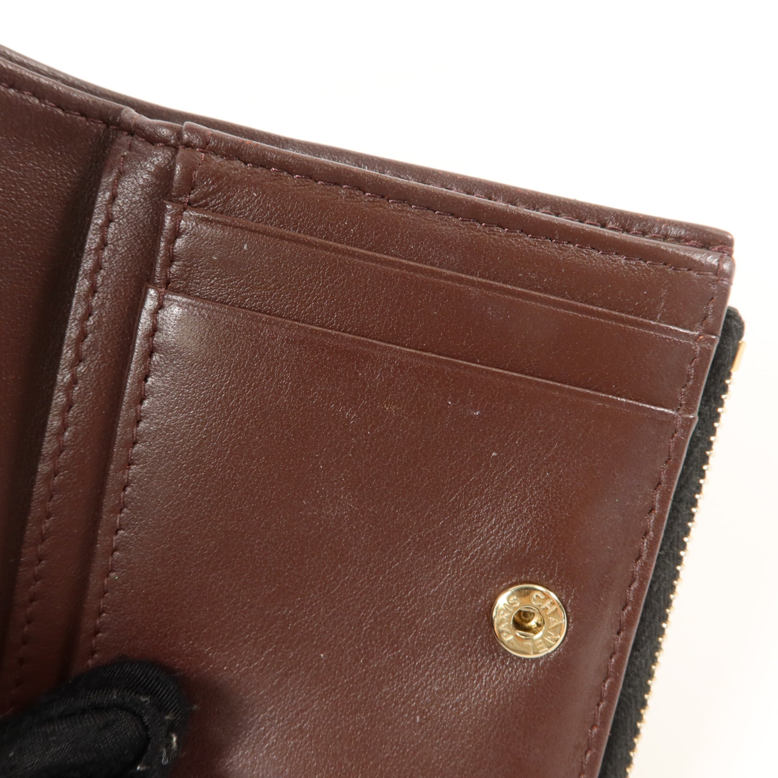 CHANEL 牛皮皮革Bifold Wallet錢包