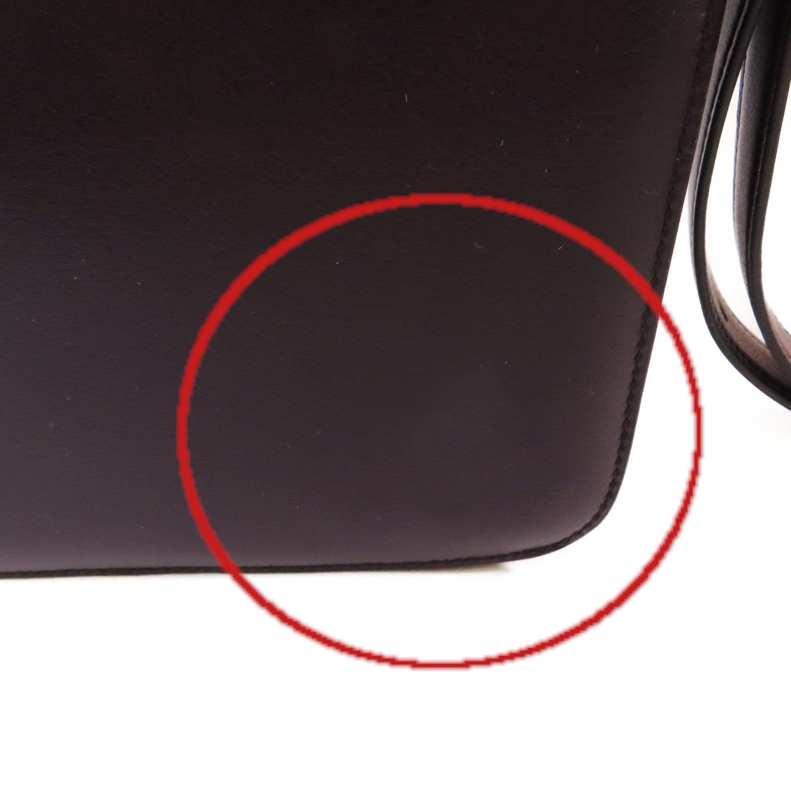 HERMES Evercolor皮革2002 Shoulder Bag銀扣肩背袋Noir黑色