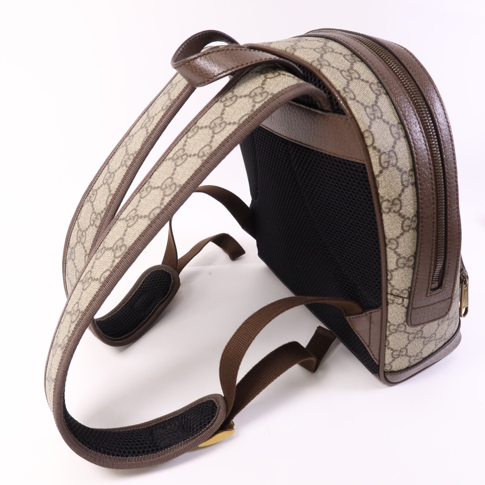 GUCCI 塗層帆布Ophidia Backpack金扣背包