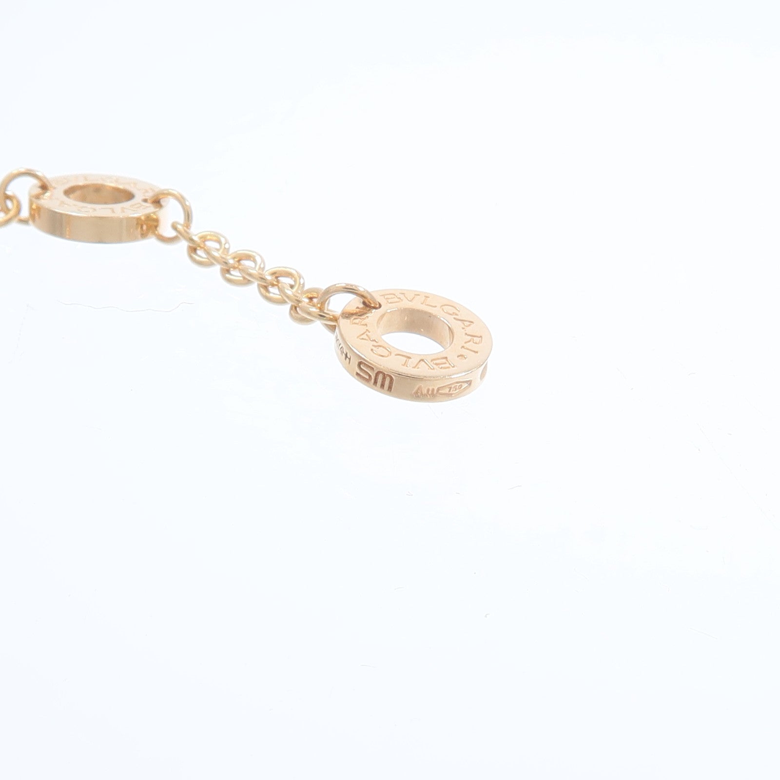 BVLGARI 18K玫瑰金/陶瓷B-Zero 1 Bracelet手鏈